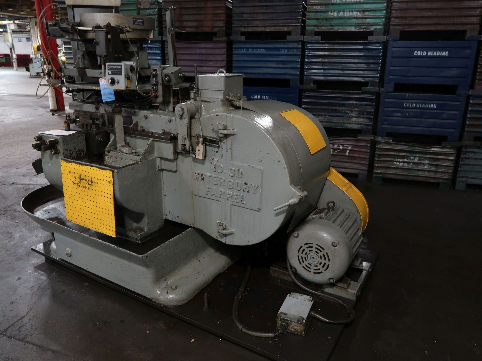 WATERBURY FARREL MODEL 30 HEAVY FRAME HAND FEED THREAD ROLLER - Image 2 of 7