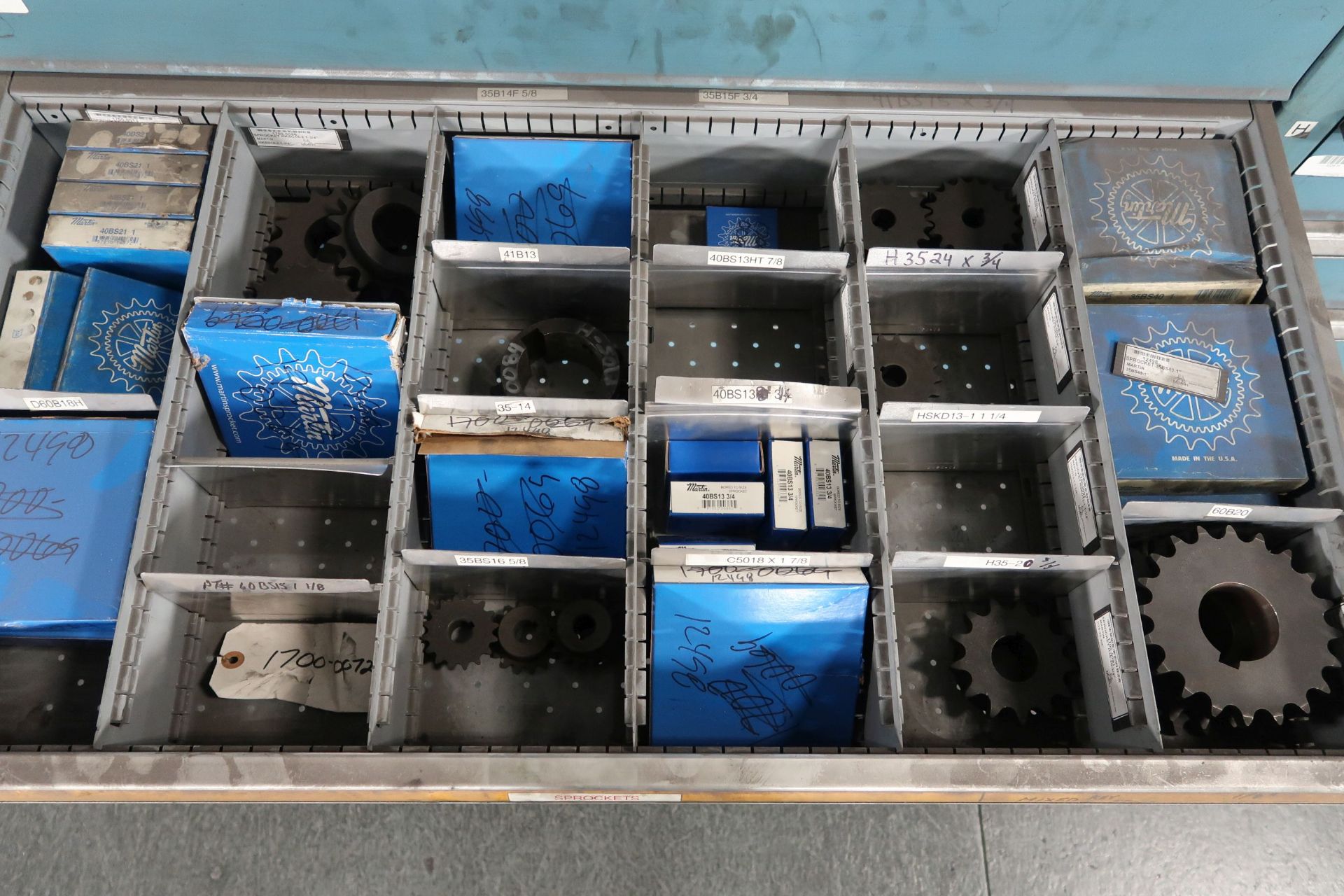 TOOLING CABINETS WITH CONTENTS - MOSTLY MACHINE PARTS **LOADING PRICE DUE TO ERRA - $2,000.00** - Image 32 of 59