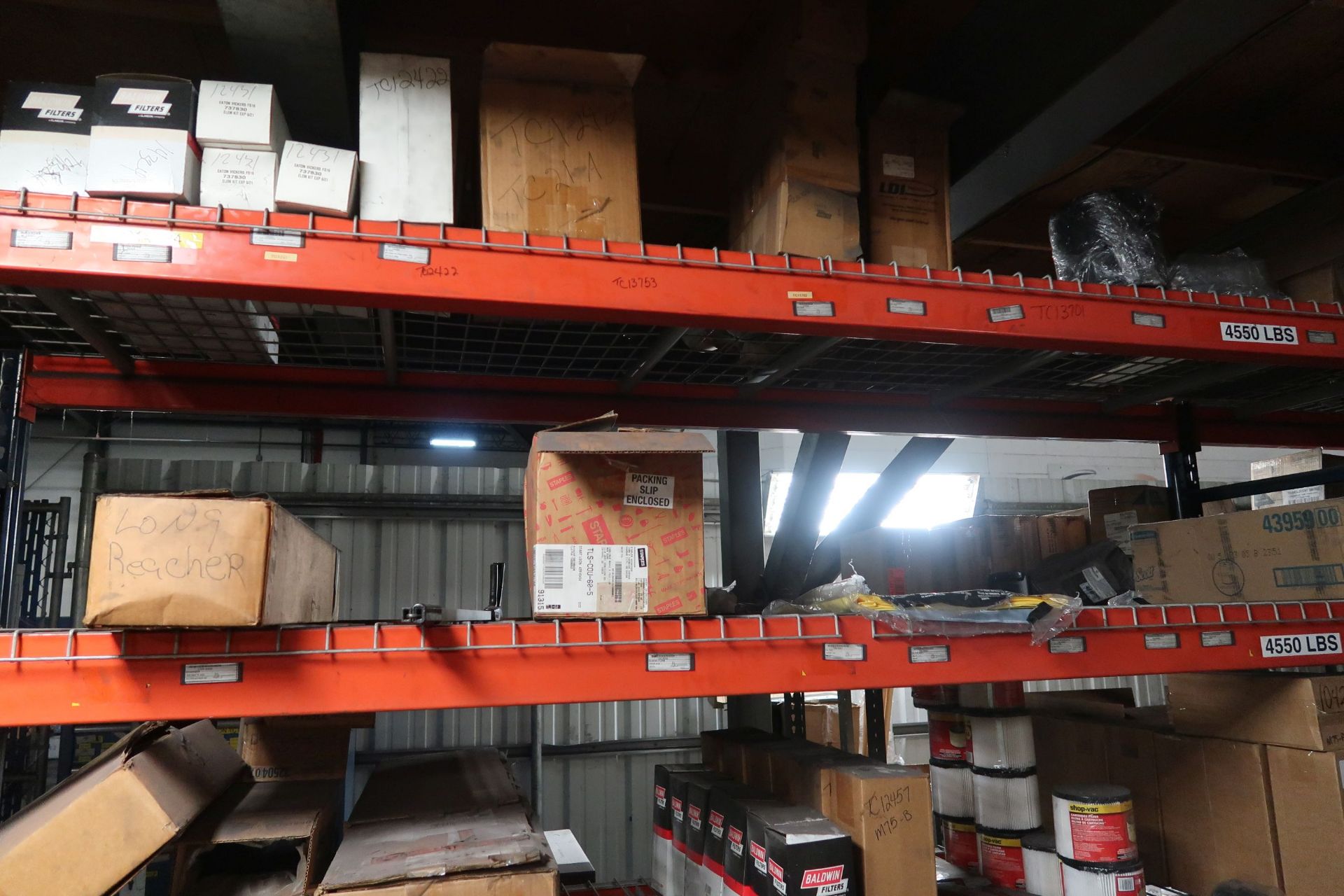 (LOT) CONTENTS OF (4) SECTIONS PALLET RACK - ABRASIVES AND MAINTENANCE ITEMS **LOADING PRICE DUE - Image 8 of 14