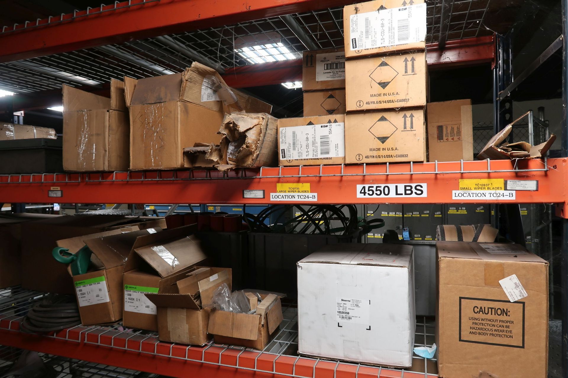 (LOT) CONTENTS OF (4) SECTIONS PALLET RACK - ABRASIVES AND MAINTENANCE ITEMS **LOADING PRICE DUE - Image 6 of 14