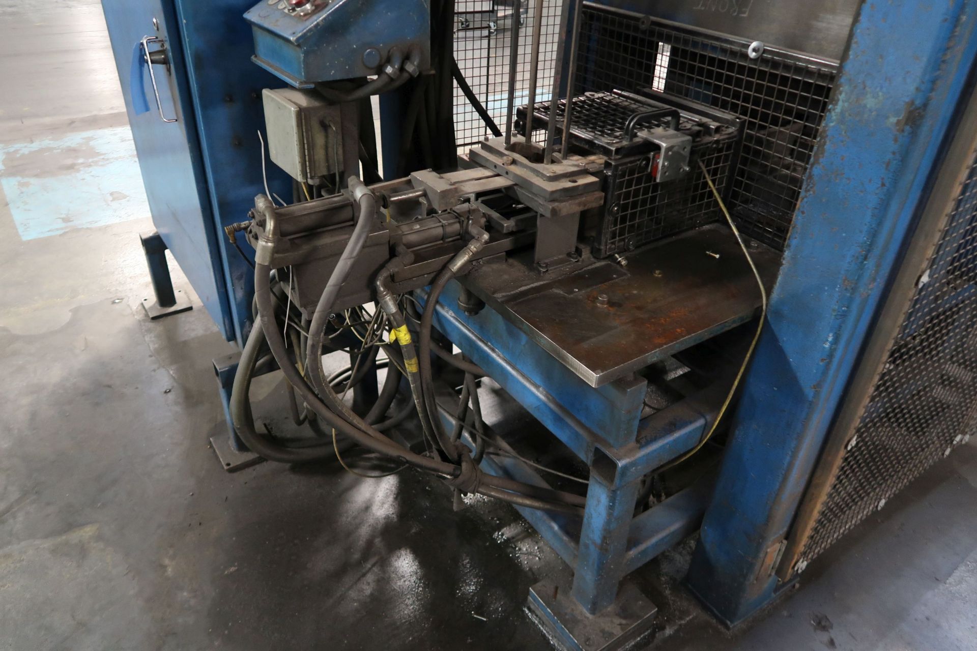 SHOP FABRICATED COINING PRESS AND HYDRAULIC UNIT **LOADING PRICE DUE TO ERRA - $2,800.00** - Image 8 of 11