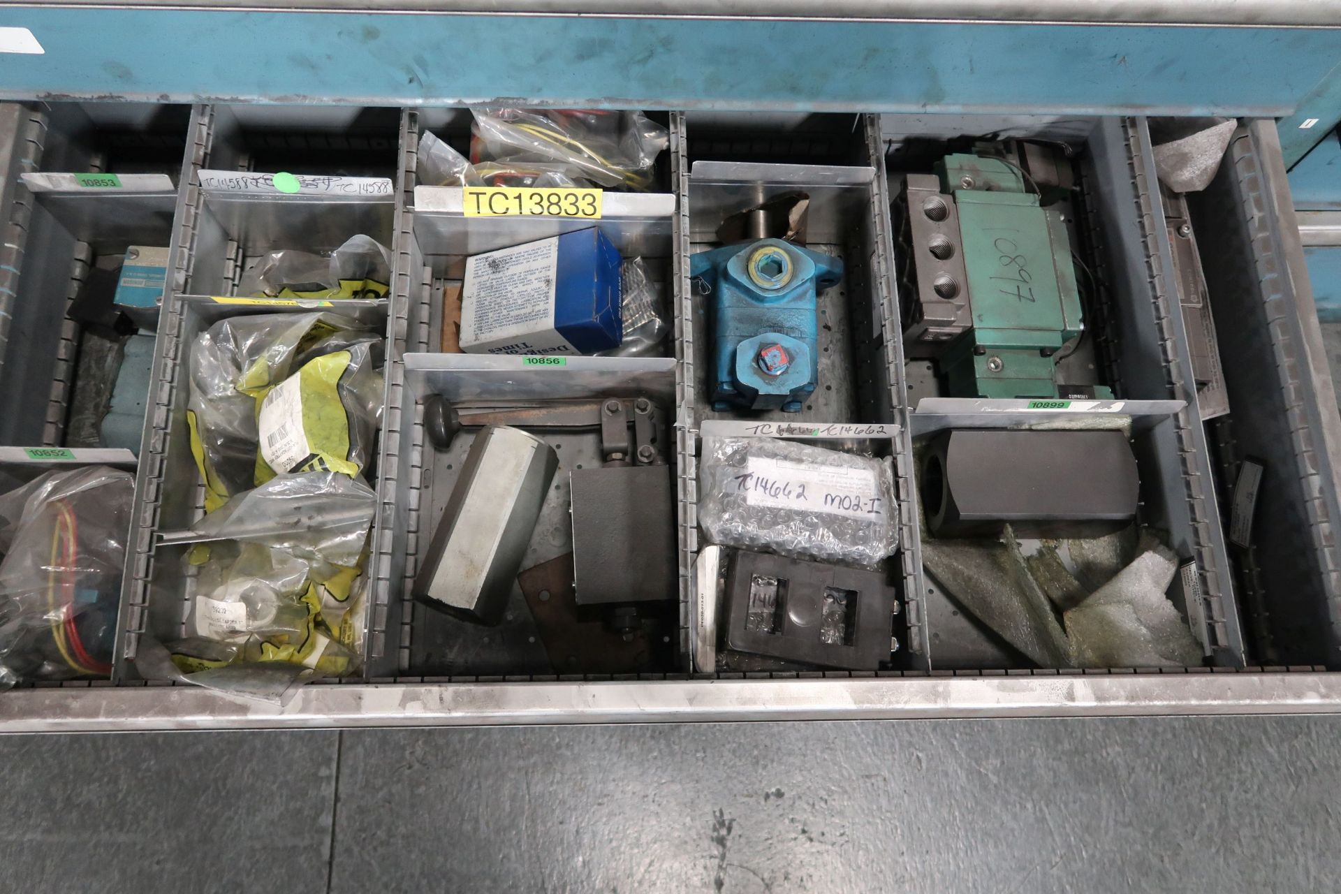 TOOLING CABINETS WITH CONTENTS - MOSTLY MACHINE PARTS **LOADING PRICE DUE TO ERRA - $2,000.00** - Image 13 of 59