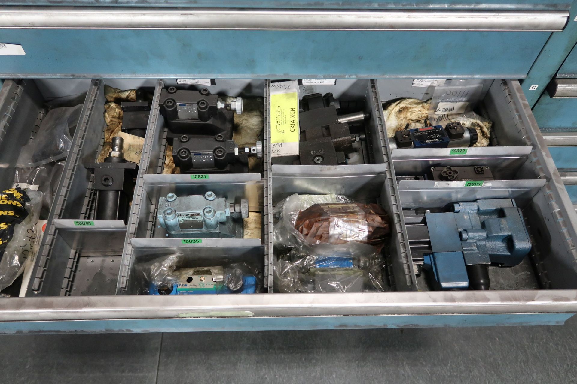 TOOLING CABINETS WITH CONTENTS - MOSTLY MACHINE PARTS **LOADING PRICE DUE TO ERRA - $2,000.00** - Image 11 of 59