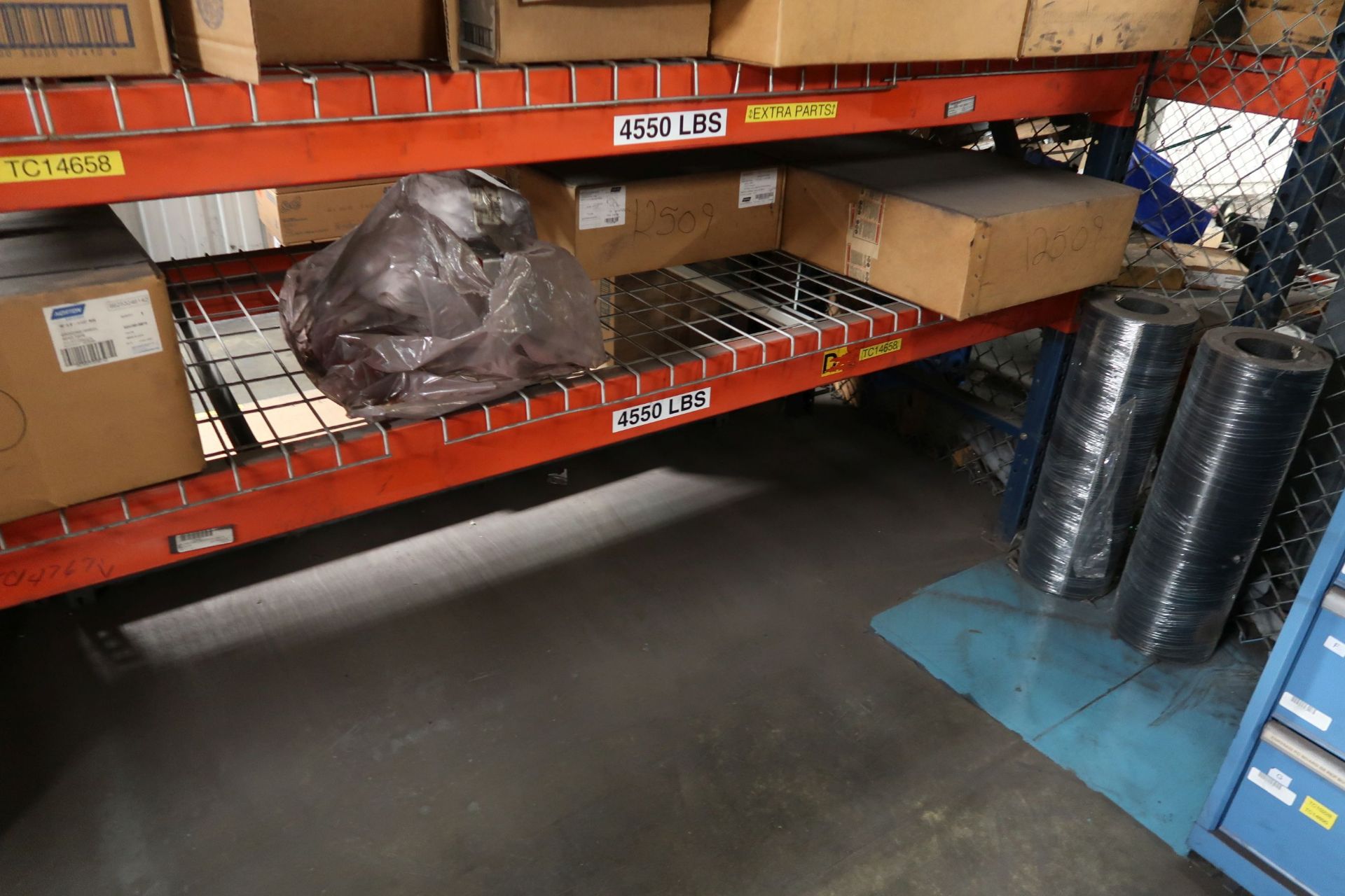 (LOT) CONTENTS OF (4) SECTIONS PALLET RACK - ABRASIVES AND MAINTENANCE ITEMS **LOADING PRICE DUE - Image 13 of 14