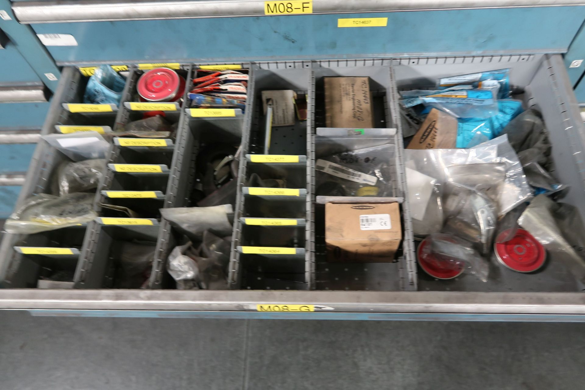 TOOLING CABINETS WITH CONTENTS - MOSTLY MACHINE PARTS **LOADING PRICE DUE TO ERRA - $2,000.00** - Image 49 of 59