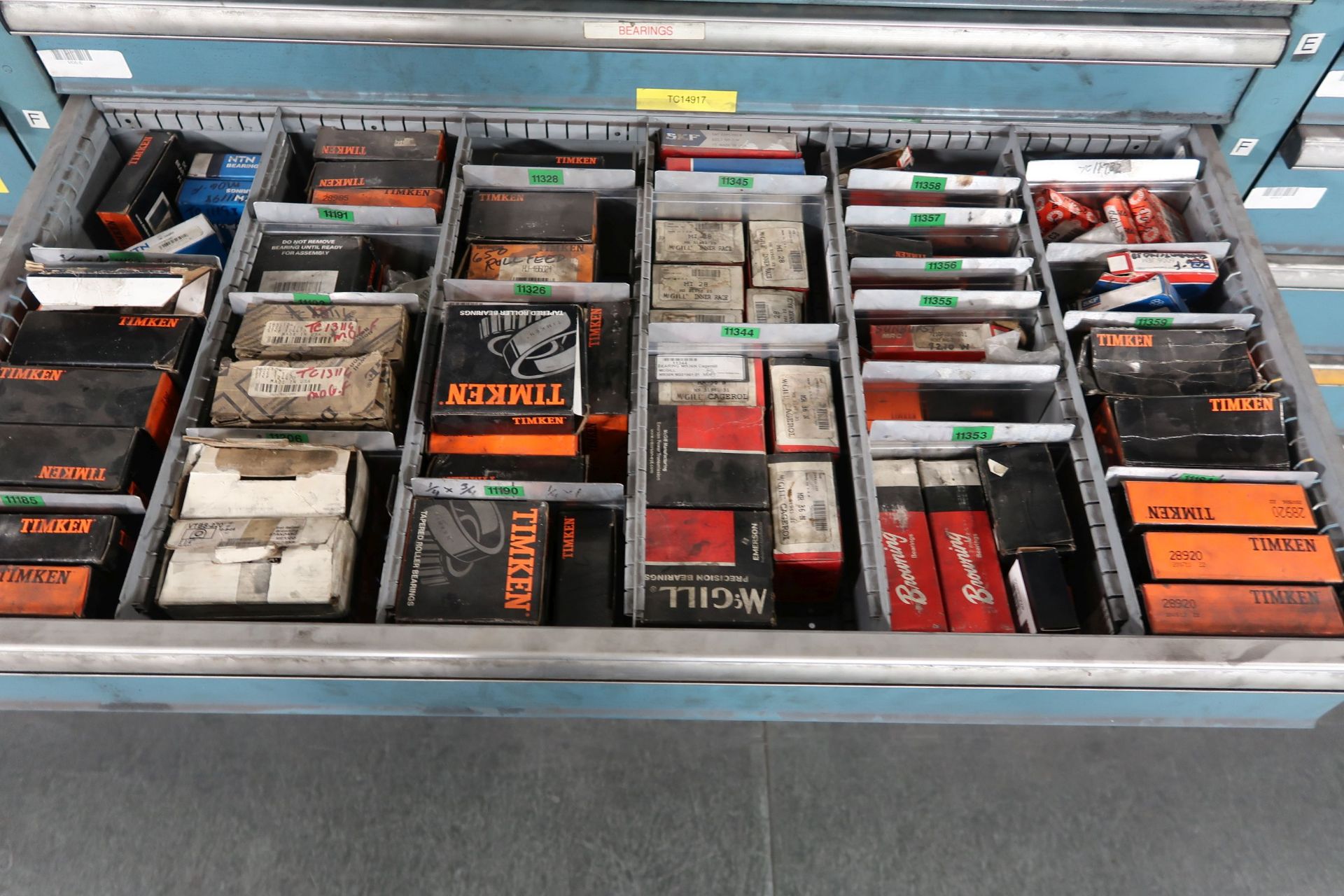 TOOLING CABINETS WITH CONTENTS - MOSTLY MACHINE PARTS **LOADING PRICE DUE TO ERRA - $2,000.00** - Image 36 of 59