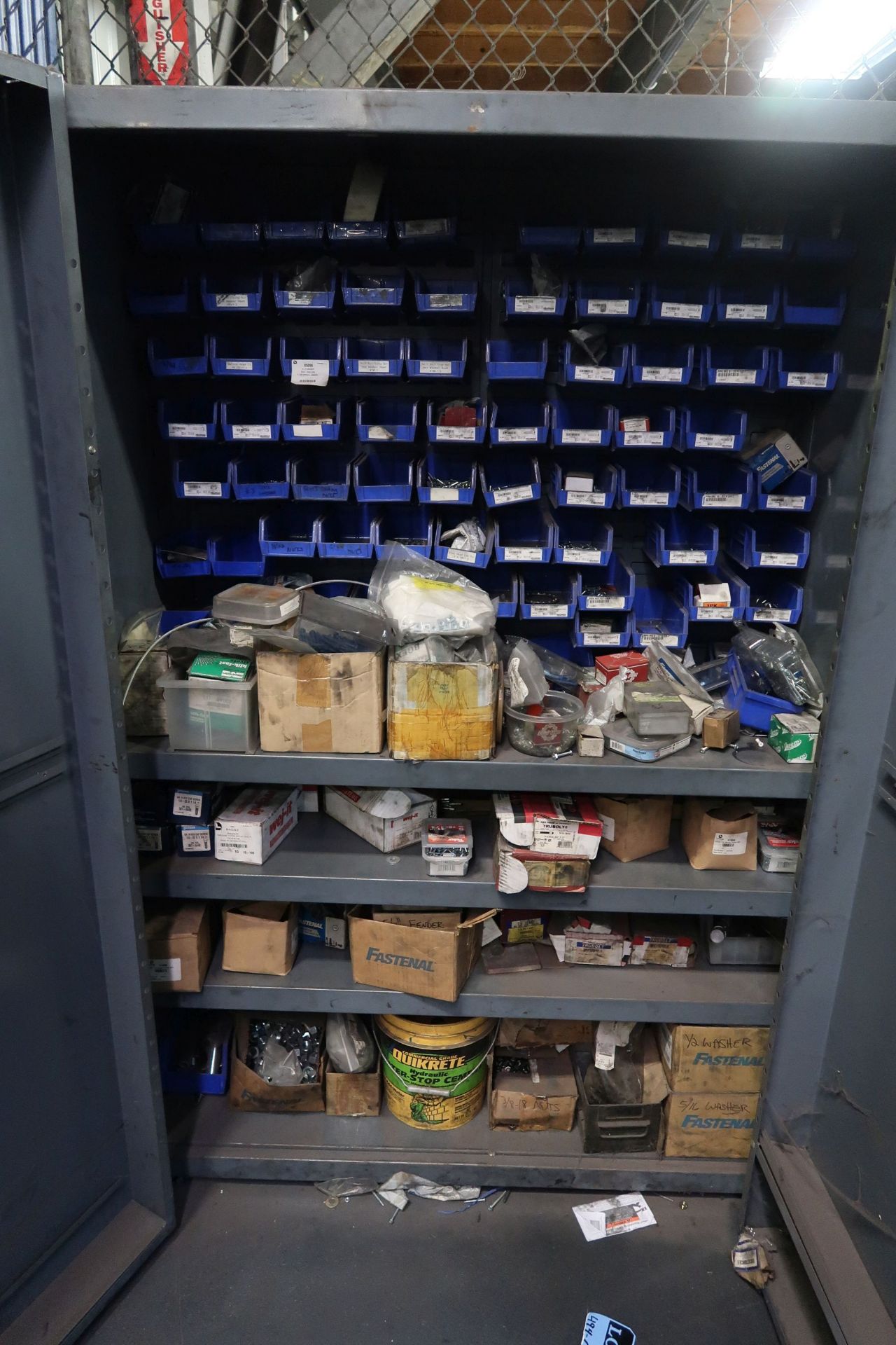 (LOT) STEEL CABINETS WITH CONTENTS - HARDWARE **LOADING PRICE DUE TO ERRA - $250.00** - Image 2 of 2