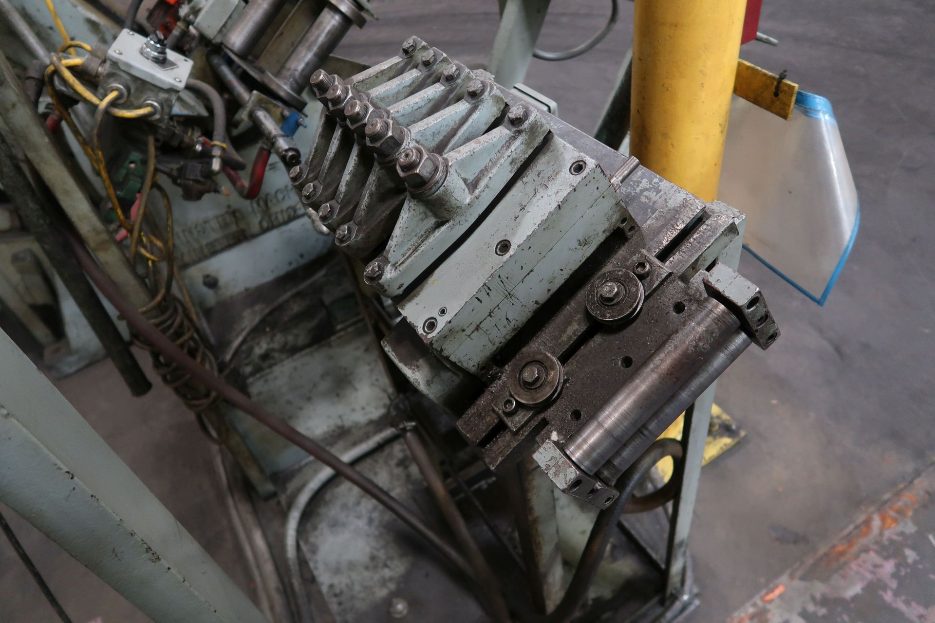45 TON MINSTER NO. 5 OBI PRESS; S/N 5-7607, 3" STROKE, 2-3/4" ADJUSTABLE WITH 6" STOCK AIR FEED - Image 7 of 11