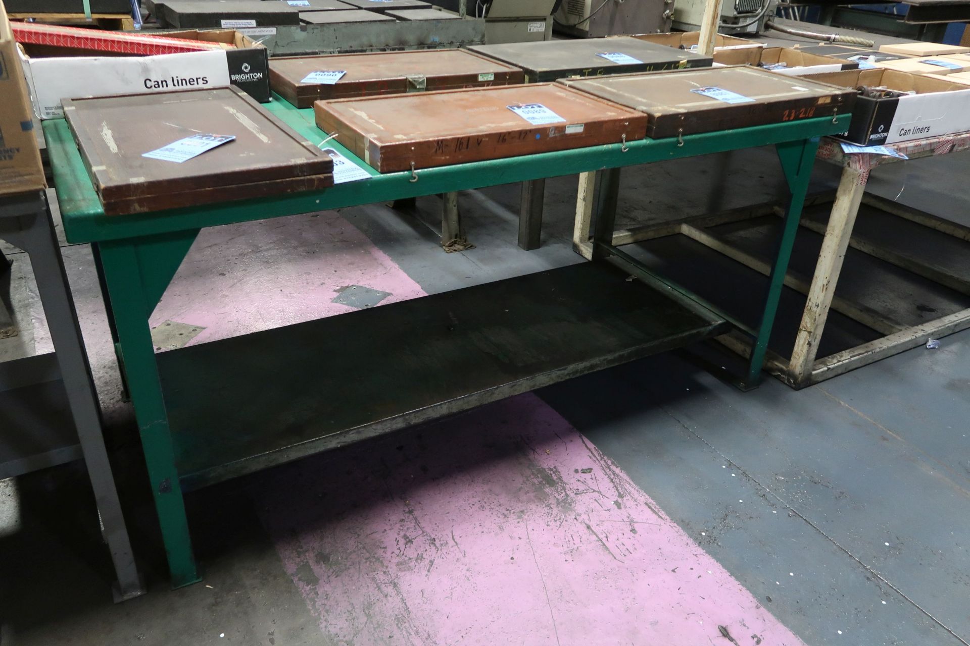 72" X 36" HEAVY DUTY STEEL BENCH **DELAYED REMOVAL - PICK UP 1-2-2019** **LOADING PRICE DUE TO