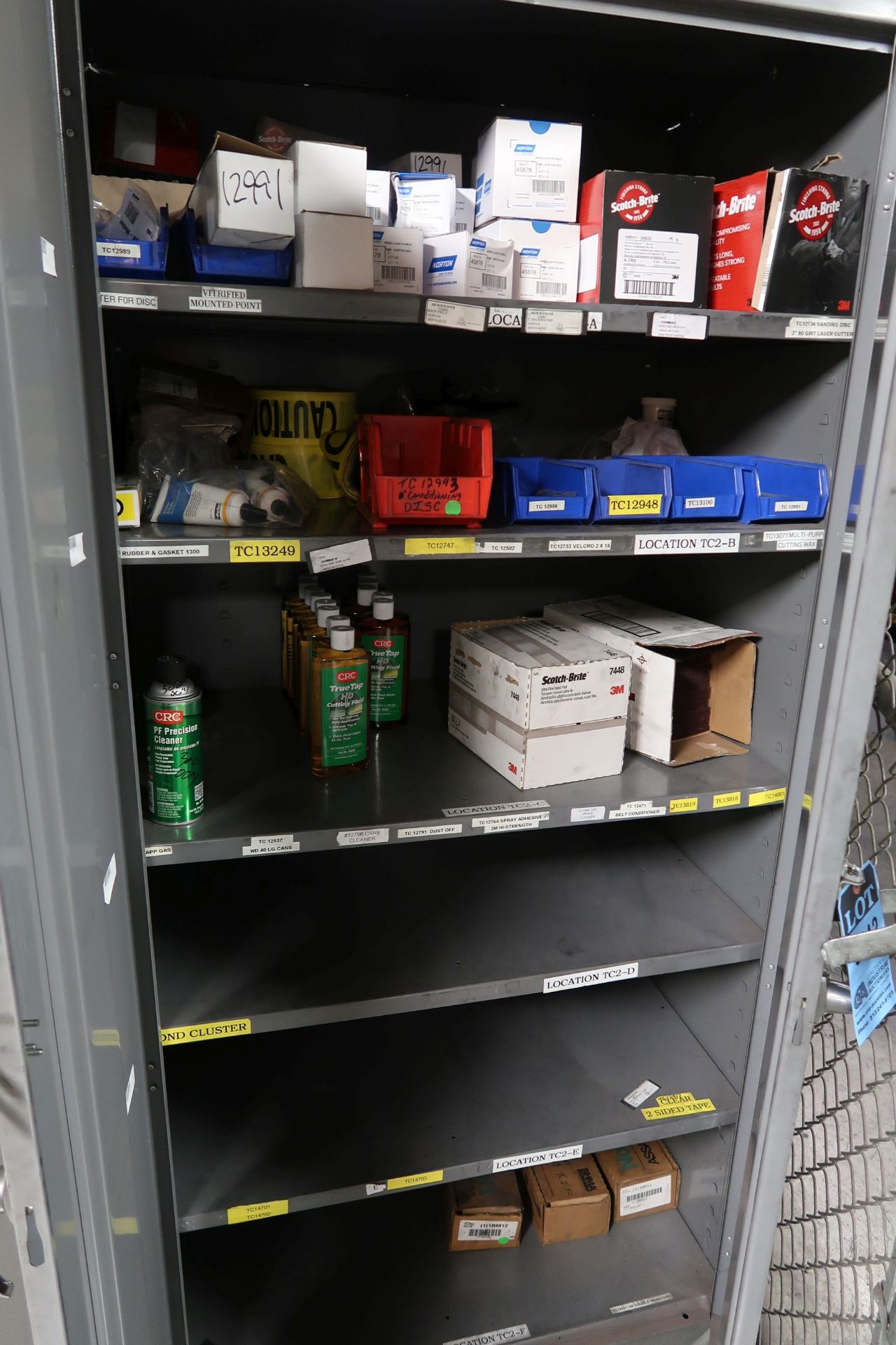STORAGE CABINET WITH MAINTENANCE ITEMS **LOADING PRICE DUE TO ERRA - $75.00** - Image 2 of 4
