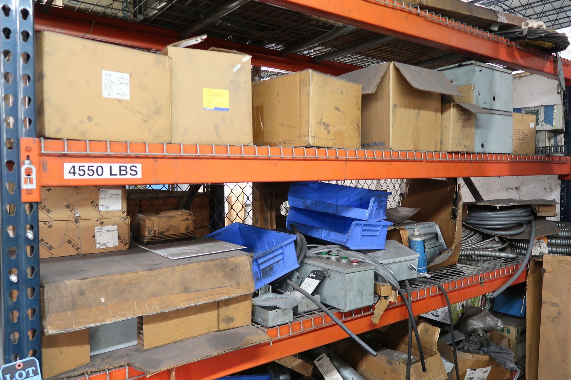 (LOT) CABINETS AND RACKS WITH MAINTENANCE SUPPLIES UNDER STEP **LOADING PRICE DUE TO ERRA - $1,500. - Image 4 of 15