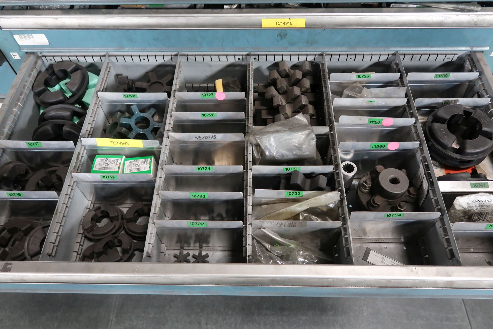 TOOLING CABINETS WITH CONTENTS - MOSTLY MACHINE PARTS **LOADING PRICE DUE TO ERRA - $2,000.00** - Image 17 of 59