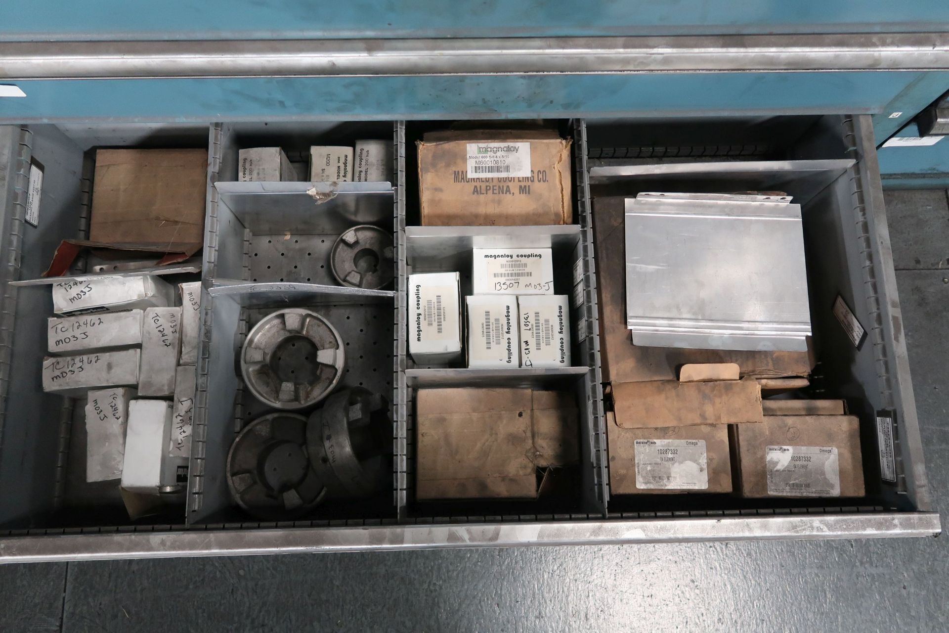 TOOLING CABINETS WITH CONTENTS - MOSTLY MACHINE PARTS **LOADING PRICE DUE TO ERRA - $2,000.00** - Image 21 of 59