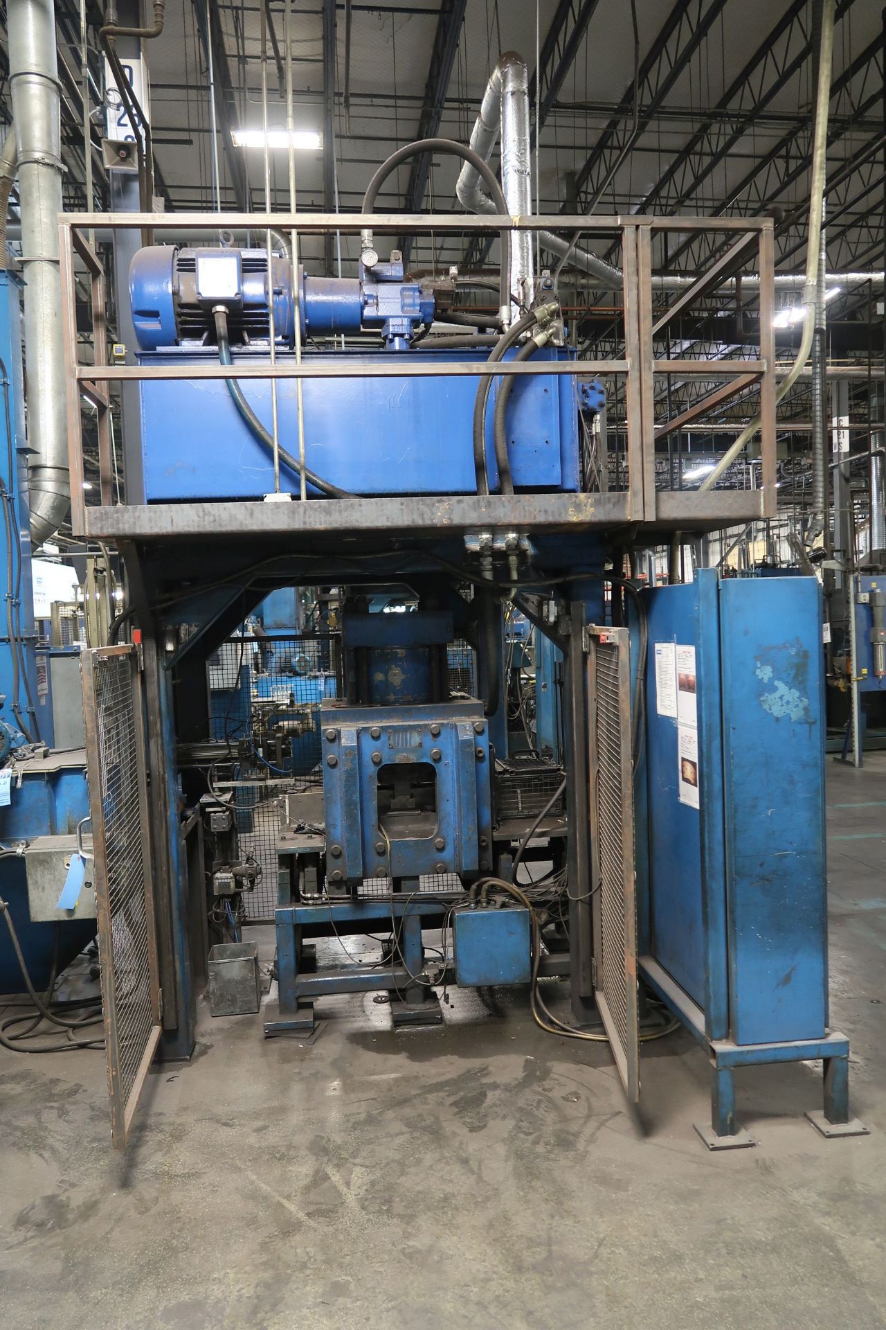 SHOP FABRICATED COINING PRESS AND HYDRAULIC UNIT **LOADING PRICE DUE TO ERRA - $2,800.00**