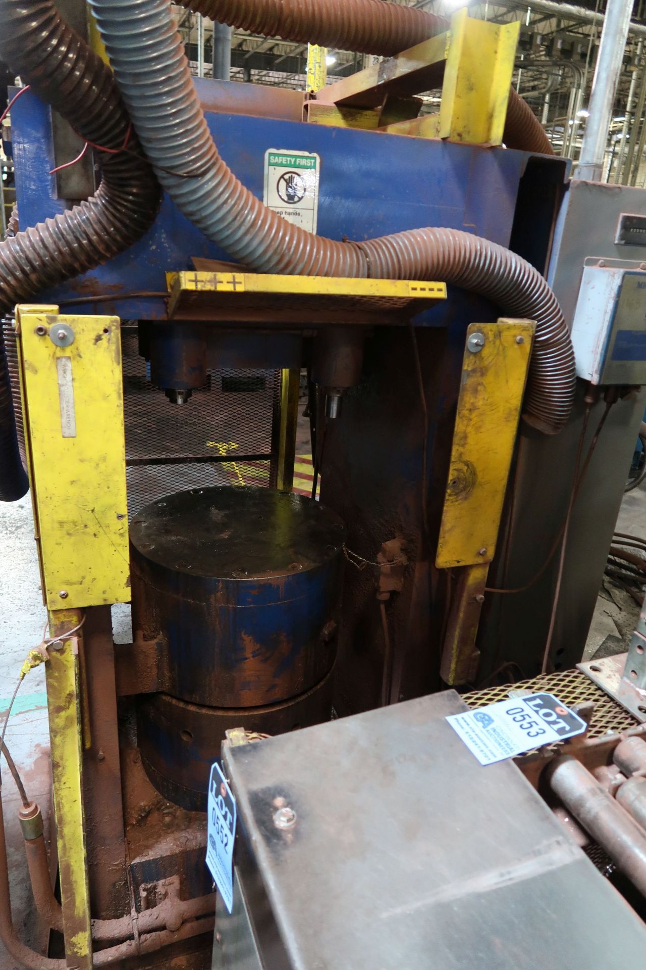 SHOP FABRICATED UP-ACTING MOLD PRESS **LOADING PRICE DUE TO ERRA - $1,675.00** - Image 5 of 6