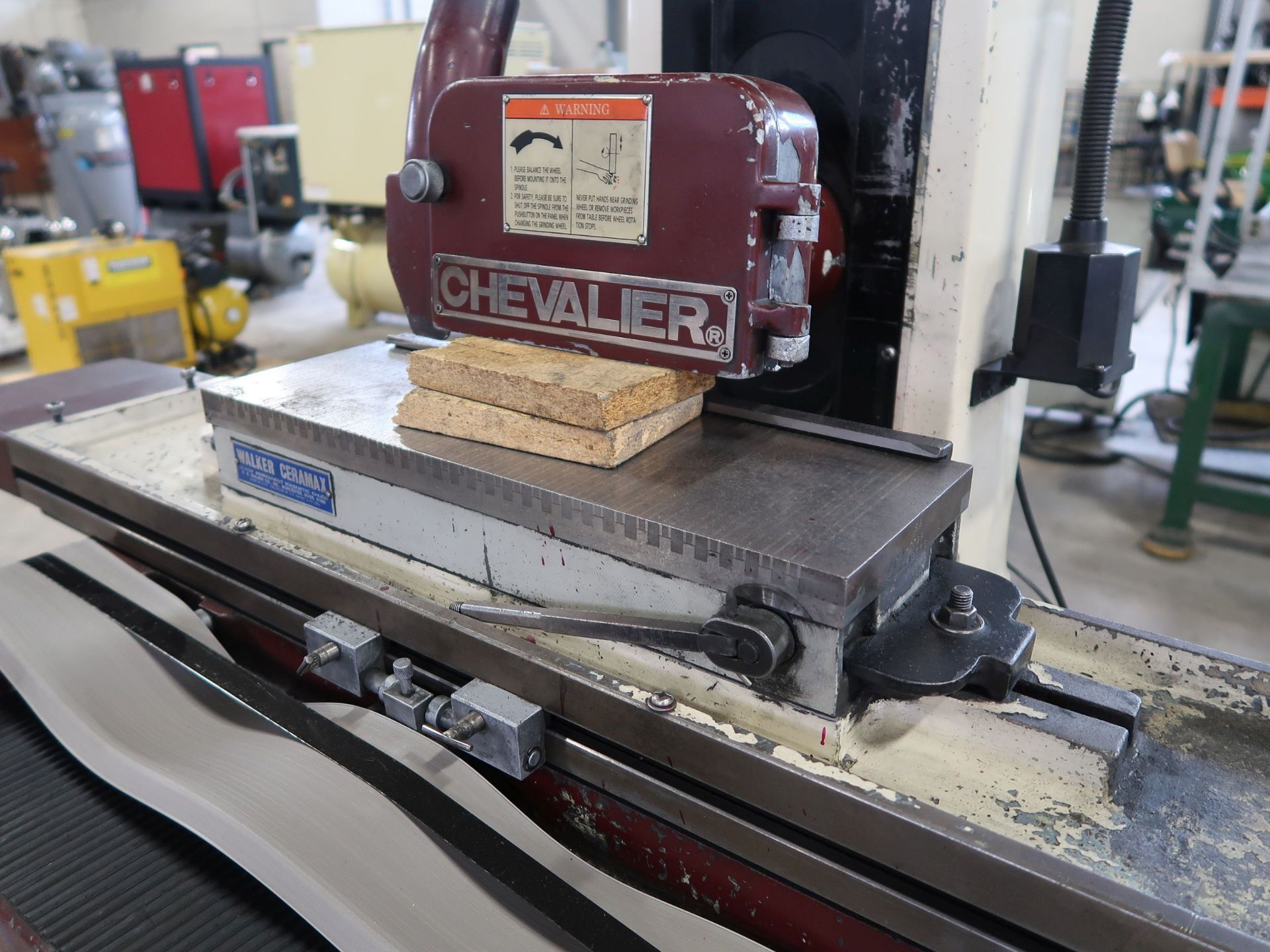 6" X 18" CHEVALIER MODEL FSG-618M HAND FEED SURFACE GRINDER; S/N A3829031, WITH 6" X 18" WALKER - Image 4 of 5