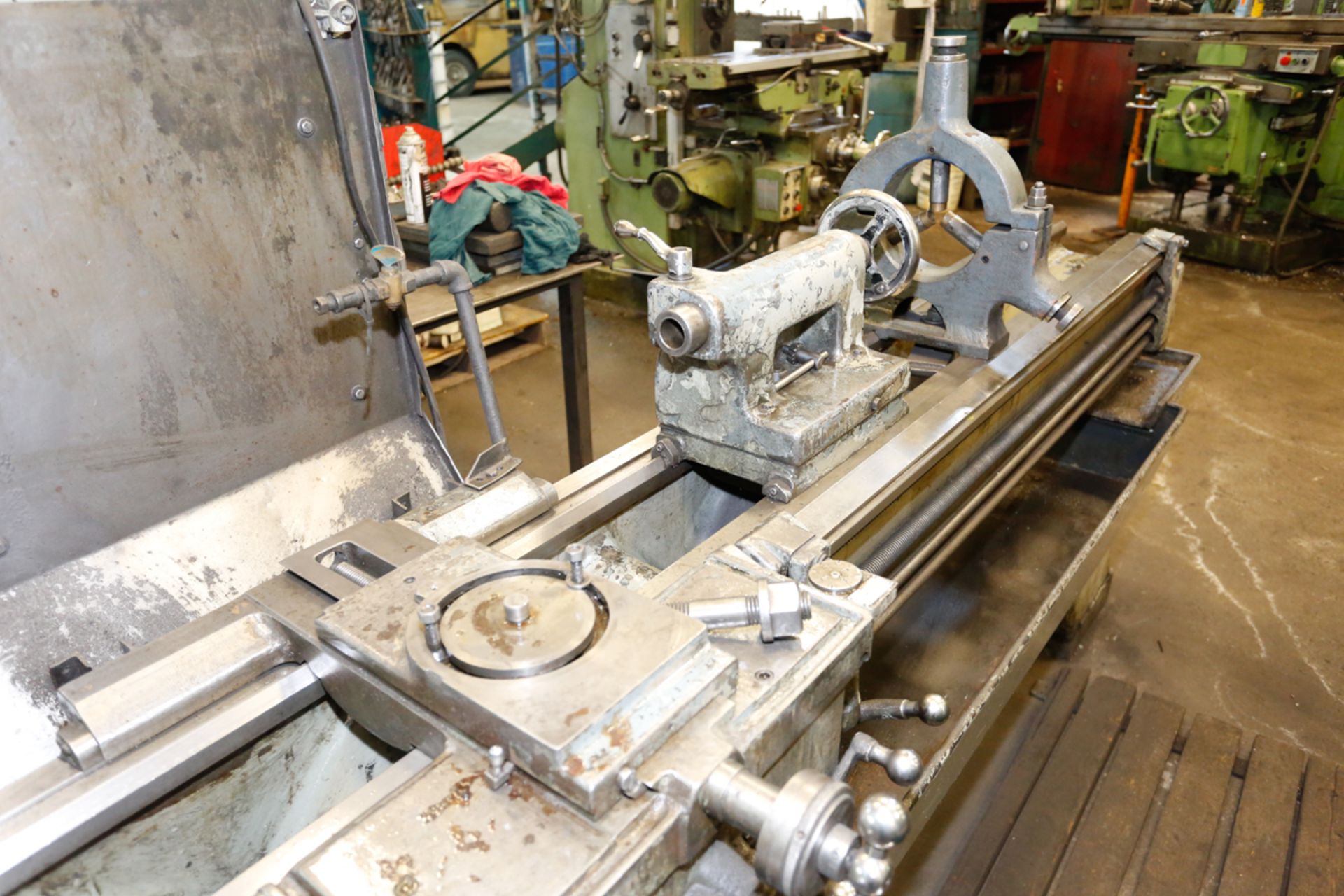 LEBLAND REGAL 18" X 96" LATHE, 30-1200 RPM, 12" 3-JAW CHUCK, STEADY REST, 550 VOLTS - Image 4 of 4