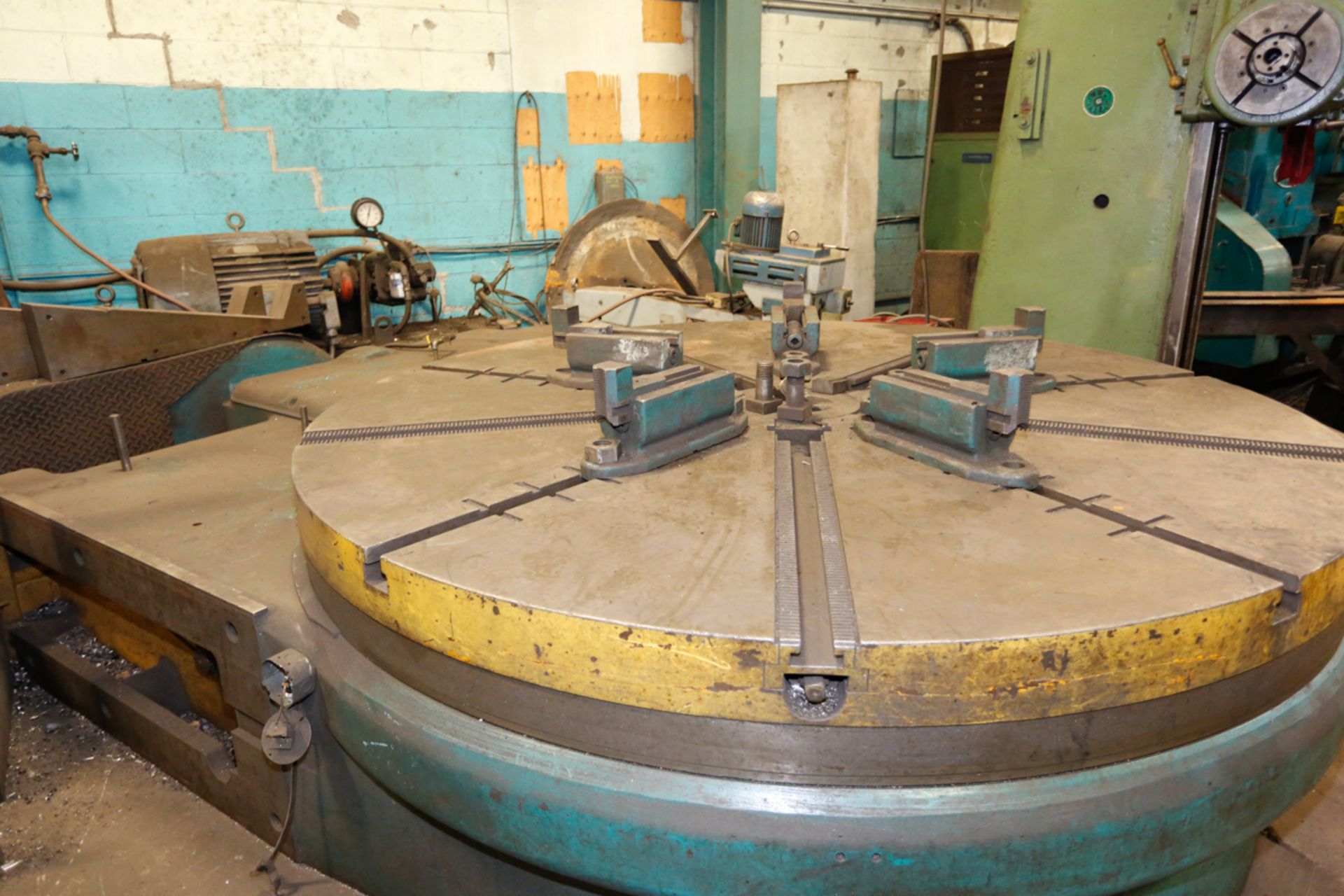 LANDIS HORIZONTAL BORING MILL SIZE 35, 96" ROTARY TABLE, S/N: 550 - Image 3 of 6