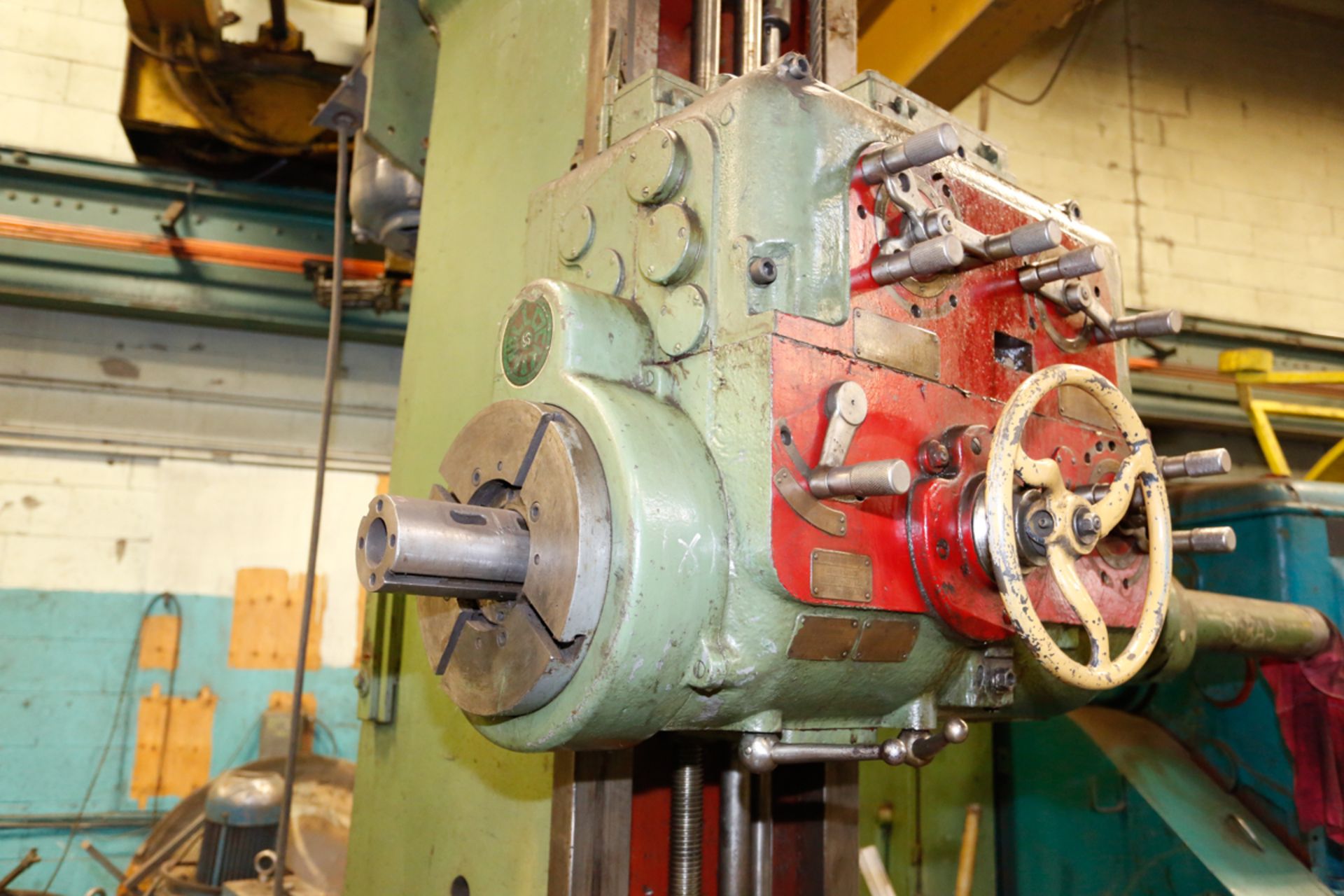 LANDIS HORIZONTAL BORING MILL SIZE 35, 96" ROTARY TABLE, S/N: 550 - Image 4 of 6