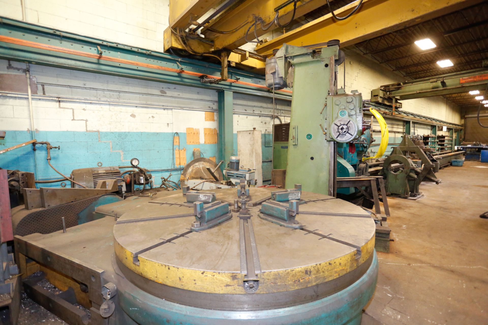 LANDIS HORIZONTAL BORING MILL SIZE 35, 96" ROTARY TABLE, S/N: 550 - Image 2 of 6