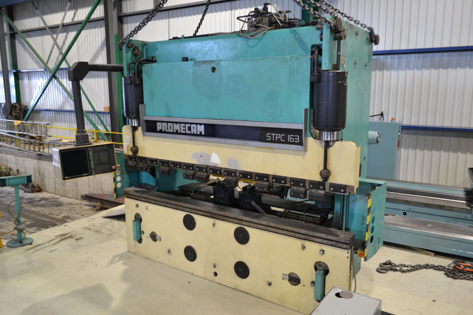 PROMECAM 10' X 176 TON CNC PRESS BRAKE MOD. STPC1630126, 4-AXIS, 575 VOLTS, ** ELECTRICAL ISSUE** (