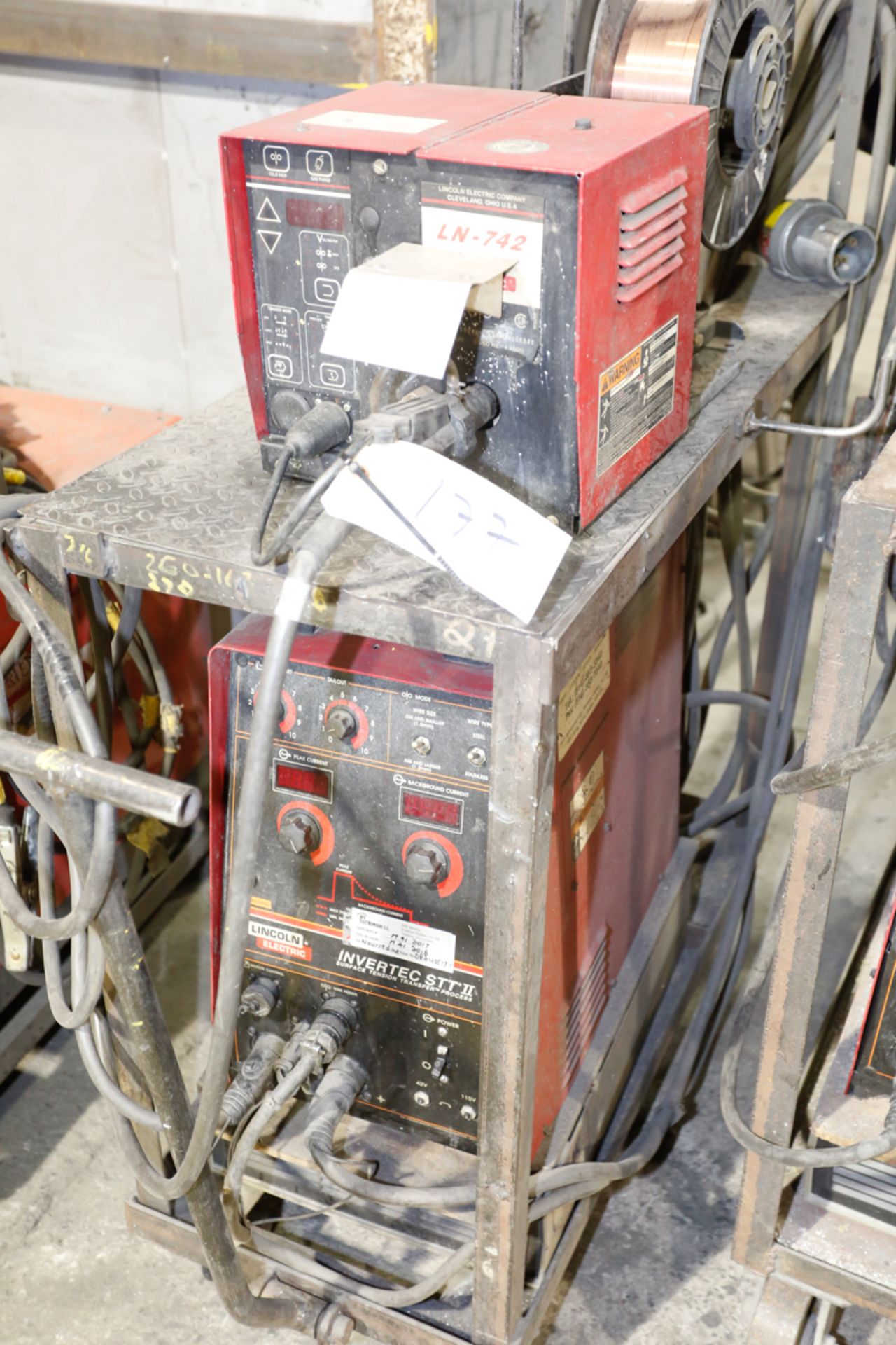 LINCOLN INVERTEC ST II WELDER W/ LN-742 WIRE FEED (TANK NOT INCLUDED)