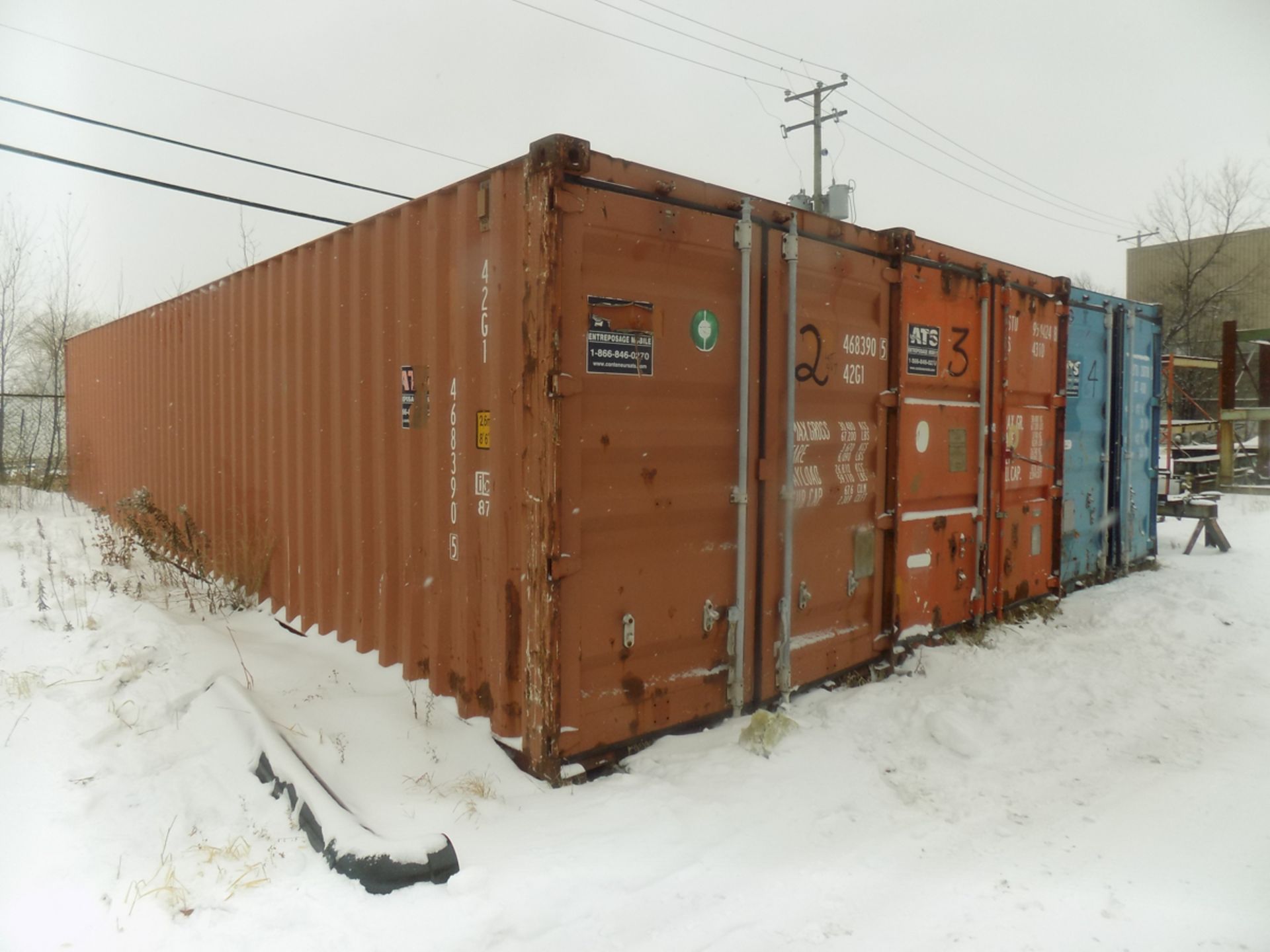 40' STORAGE CONTAINER (CONTENT NOT INCLUDED)