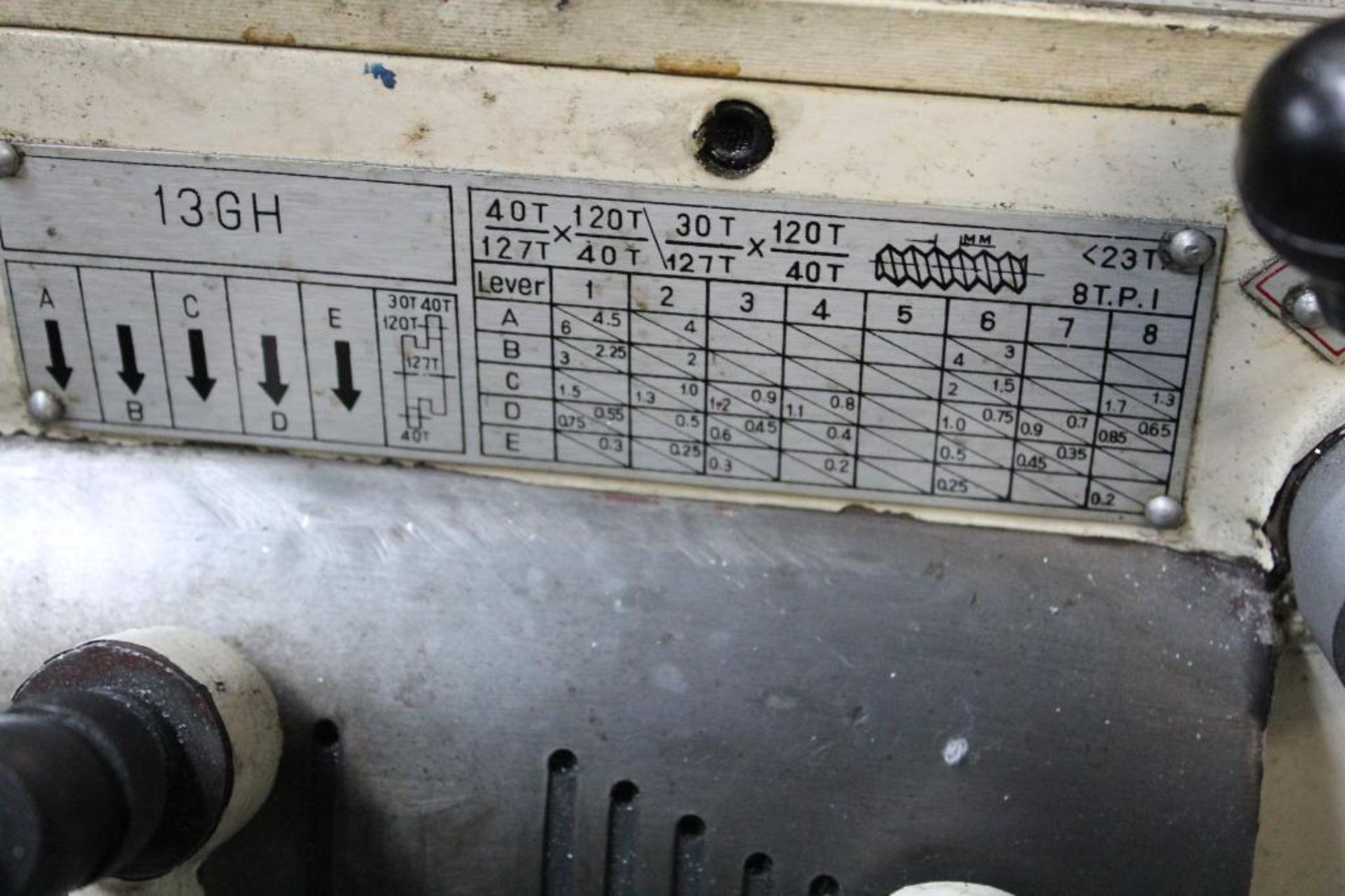 Jet 1340 GBH Geared Head Lathe, 1ph - Image 6 of 16