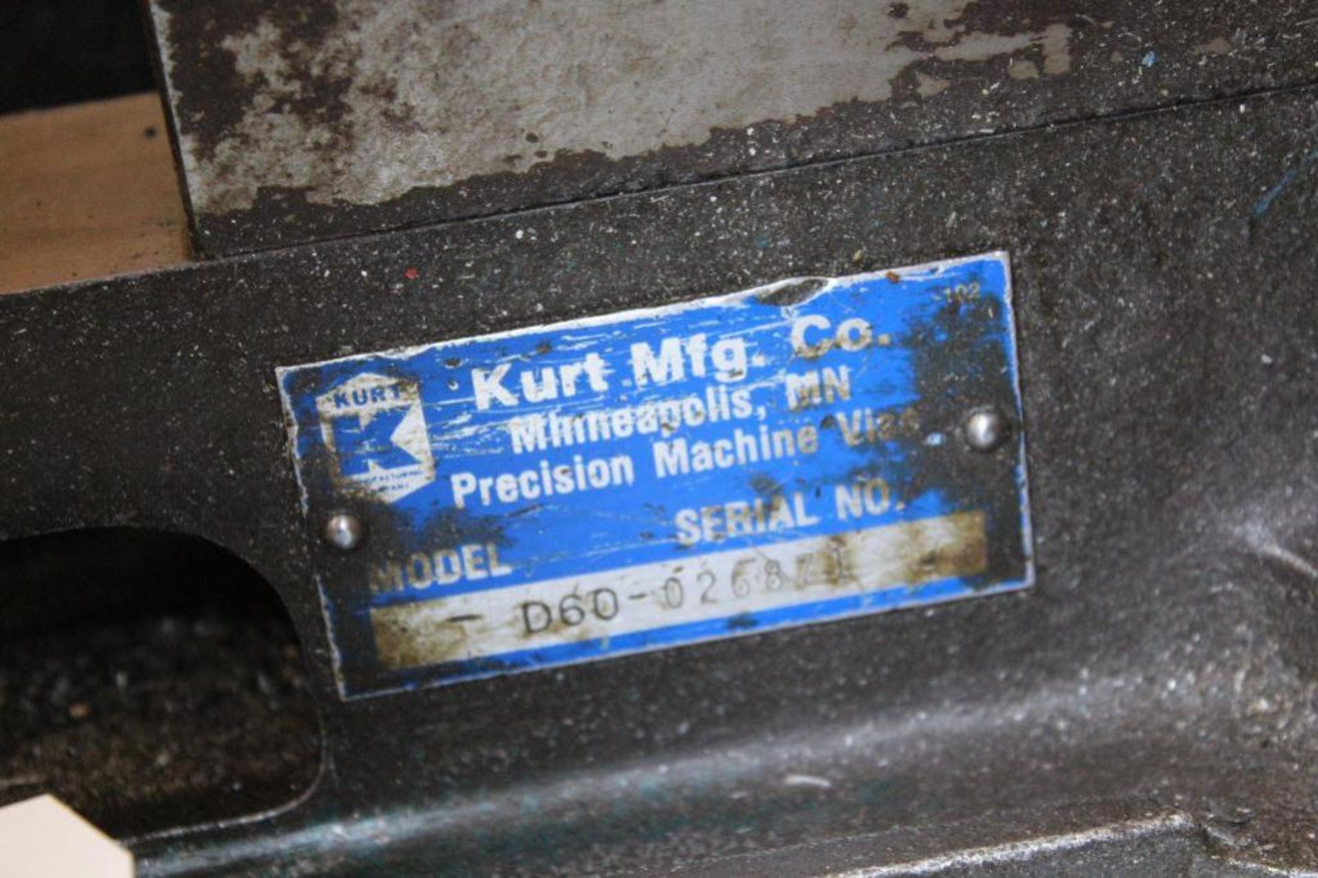 Kurt D-60 6" Milling Machine Vise - Image 5 of 5