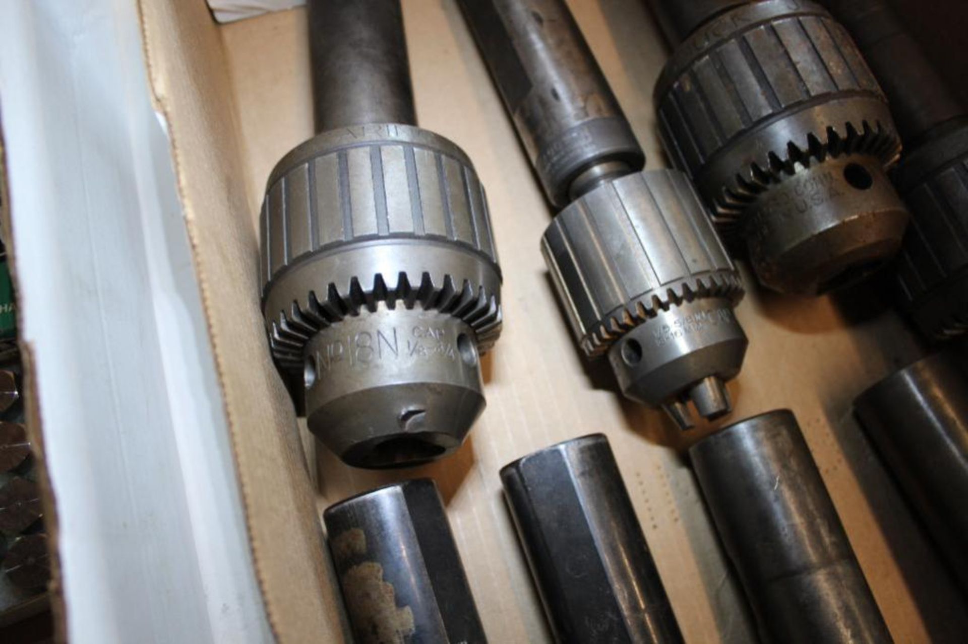 Jacobs drill chucks w/ strait shank adapters - Image 2 of 7