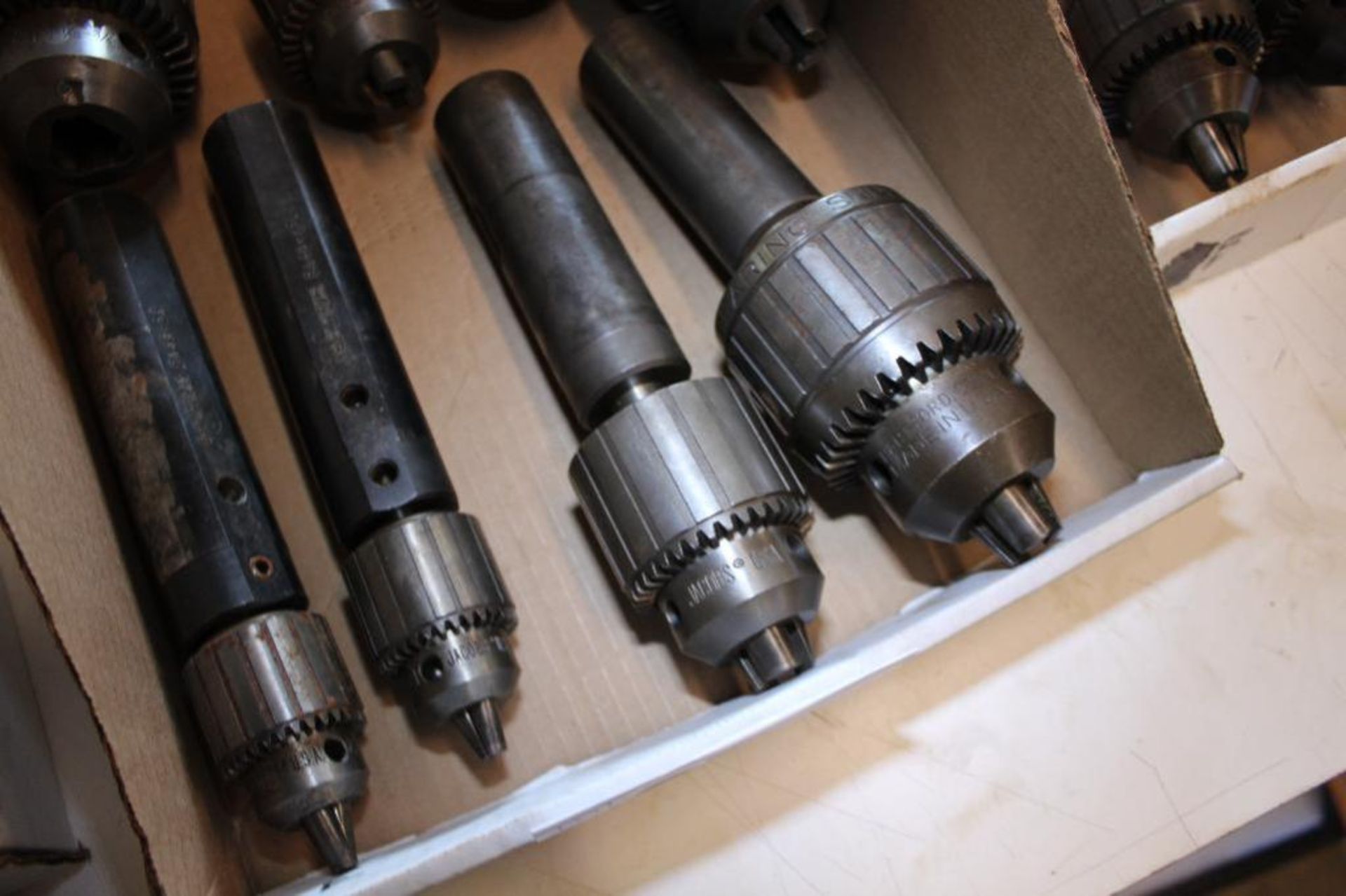 Jacobs drill chucks w/ strait shank adapters - Image 5 of 7