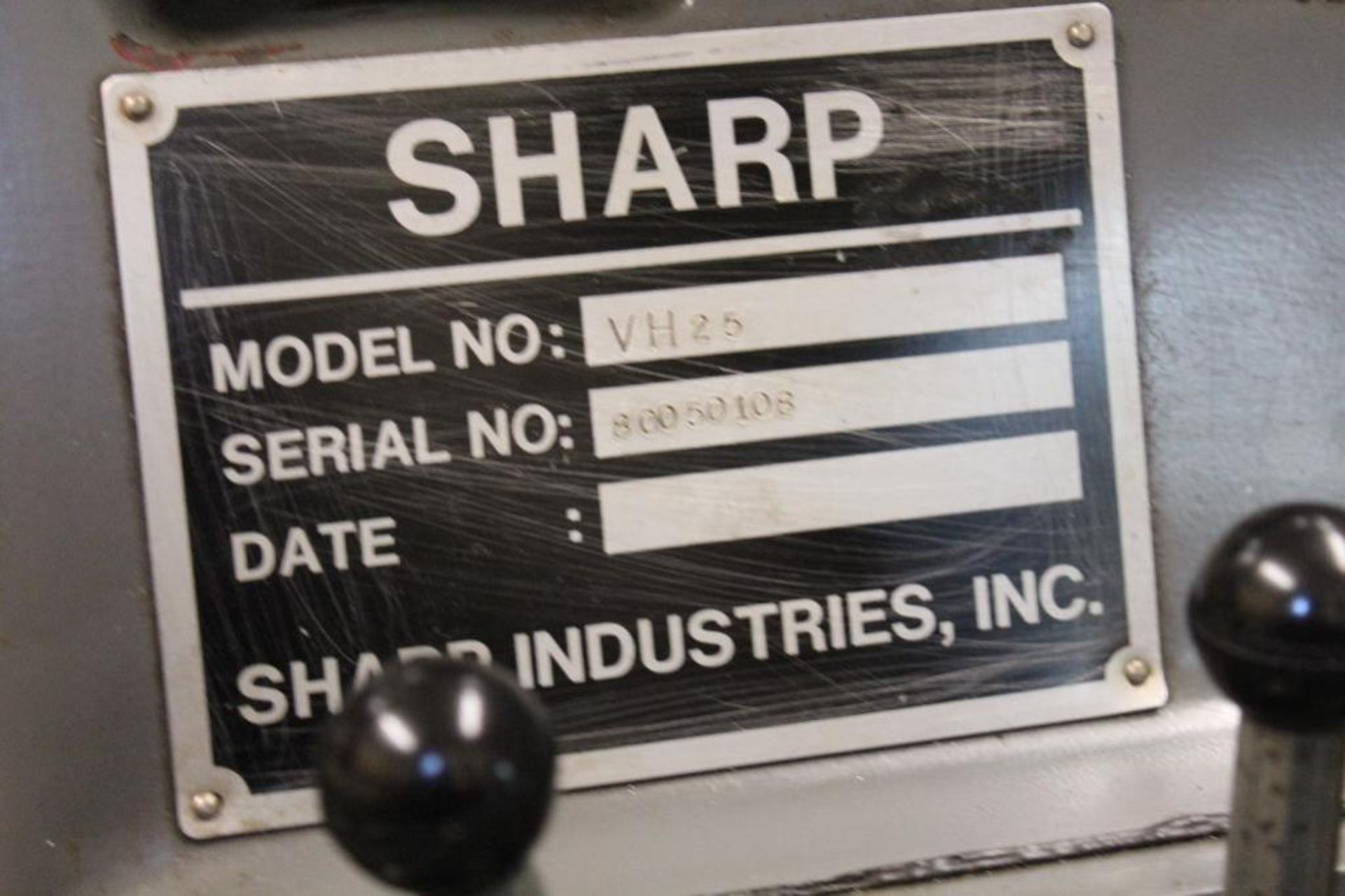 Sharp VH25 vertical/horizontal milling machine - Image 5 of 21