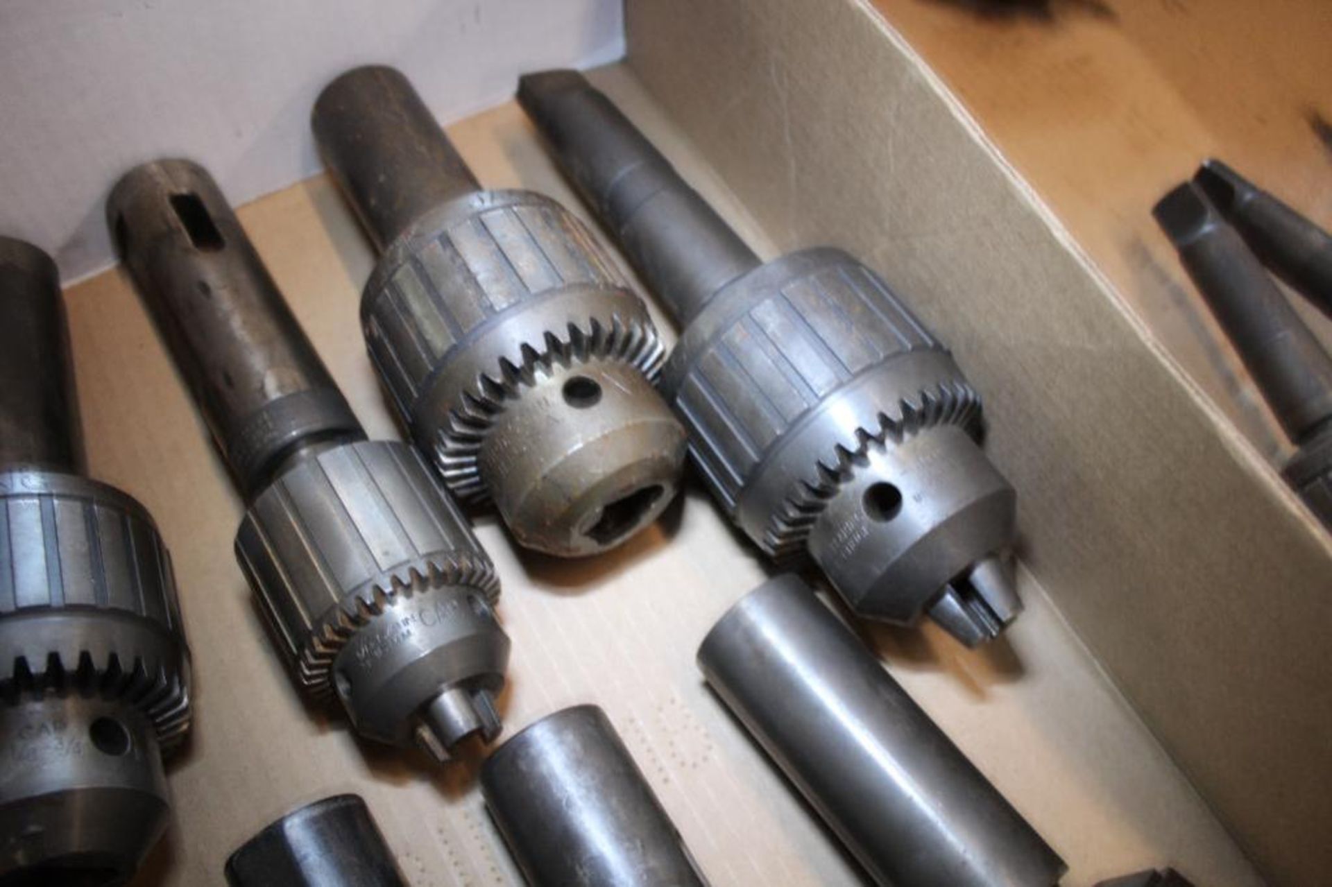 Jacobs drill chucks w/ strait shank adapters - Image 3 of 7