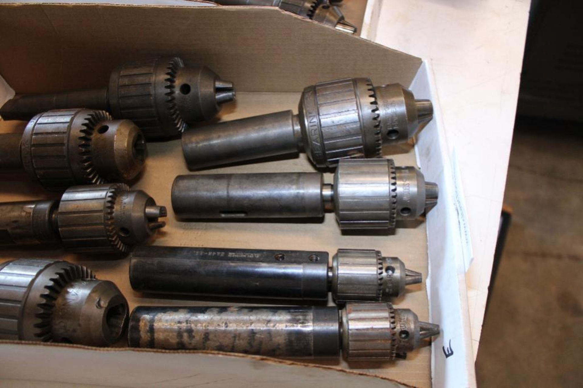 Jacobs drill chucks w/ strait shank adapters - Image 6 of 7