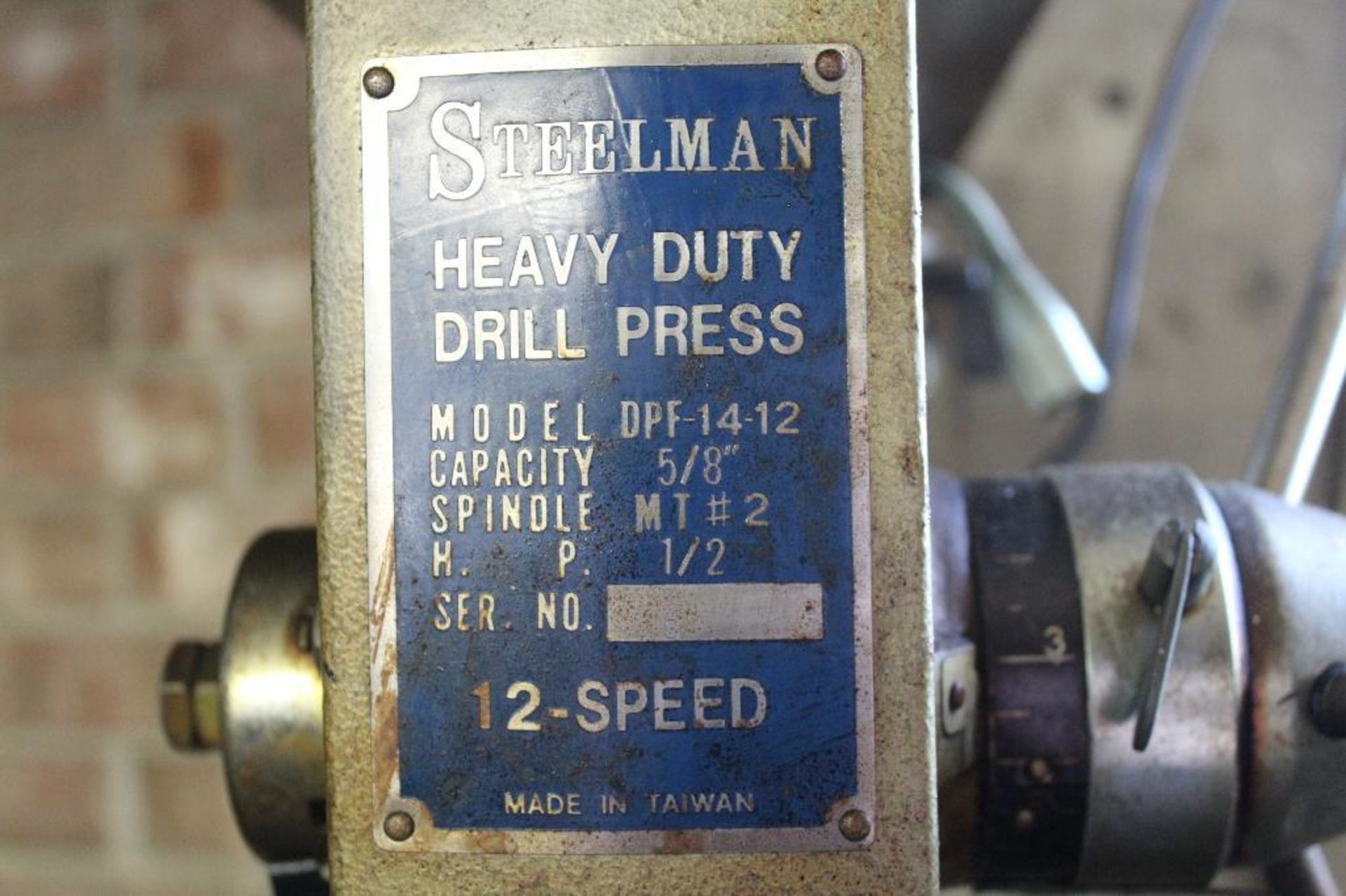 Steelman DPF-14-12 14" drill press - Image 5 of 5