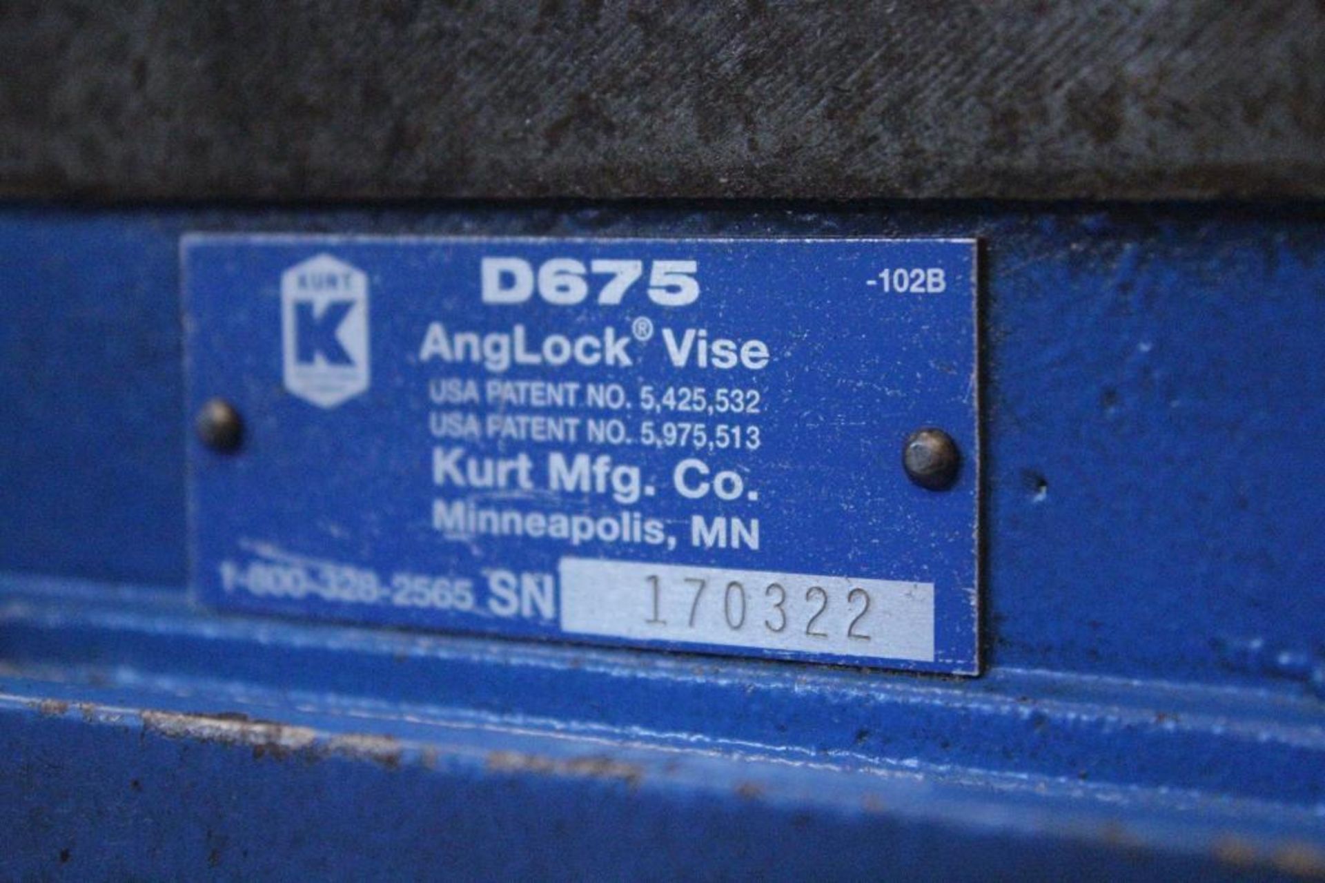 Kurt D-675 6" milling machine vise - Image 4 of 4