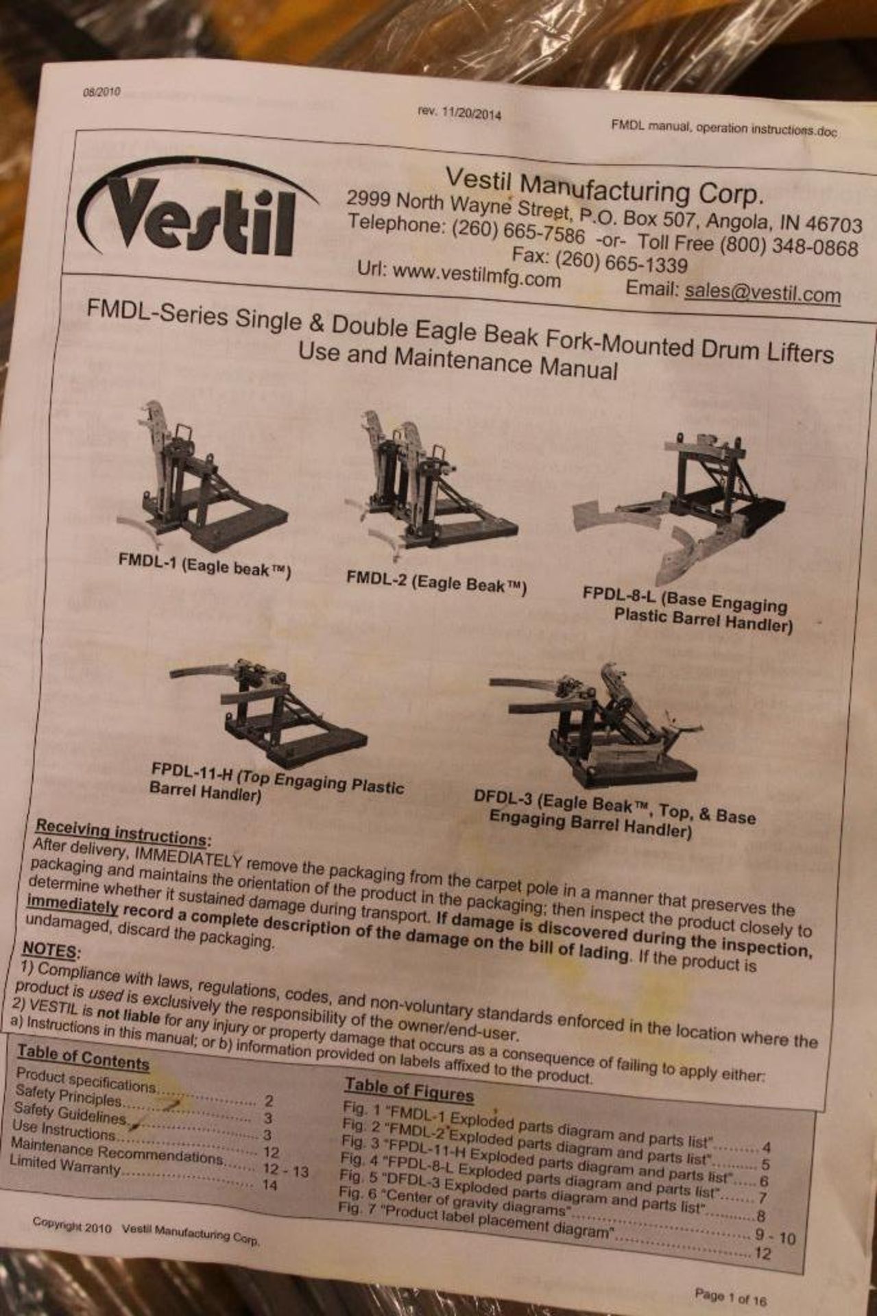 Forklift drum & barrel lifter - Image 4 of 4