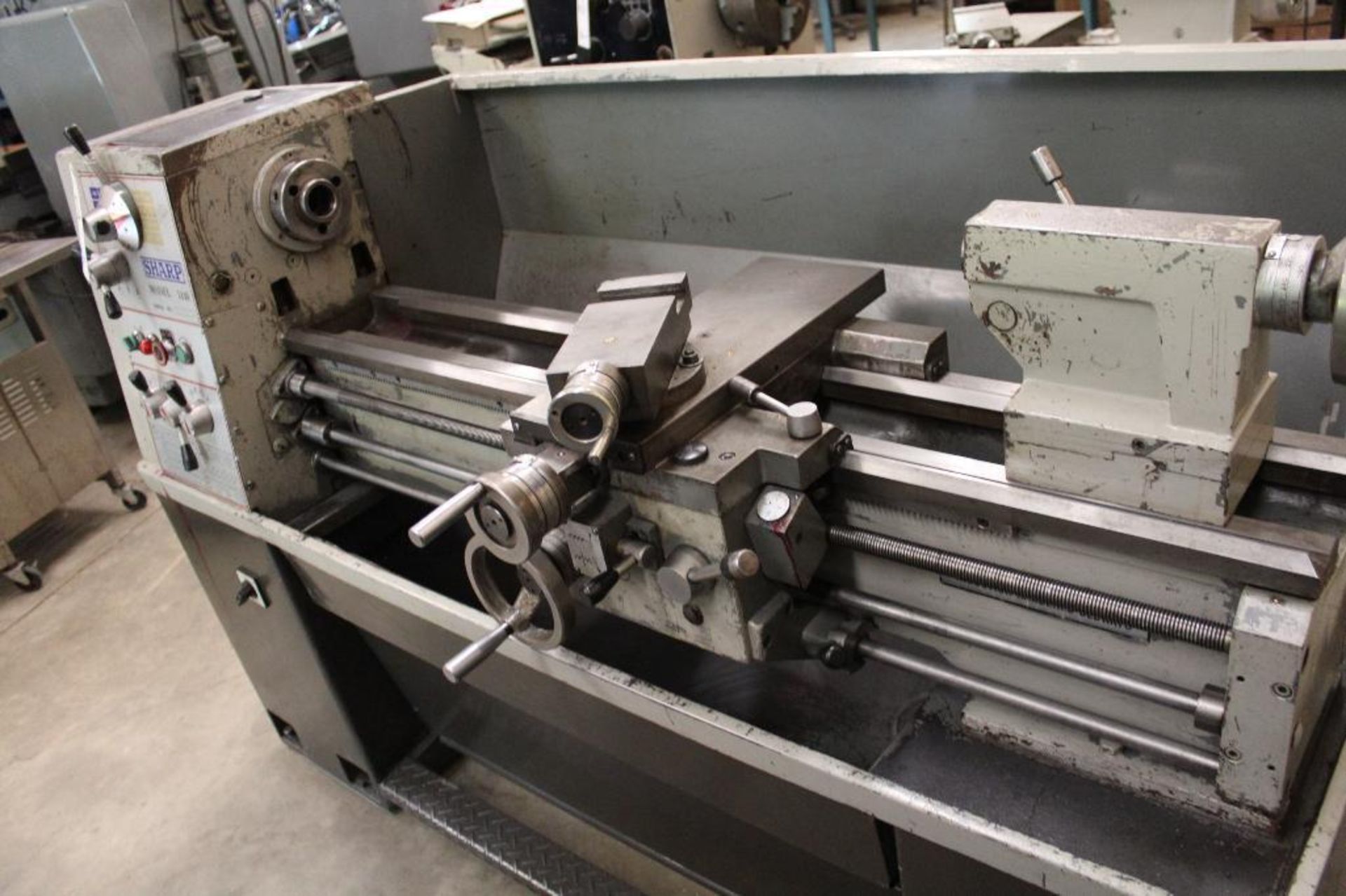 Sharp Model 1440 gap bed lathe - Image 5 of 11