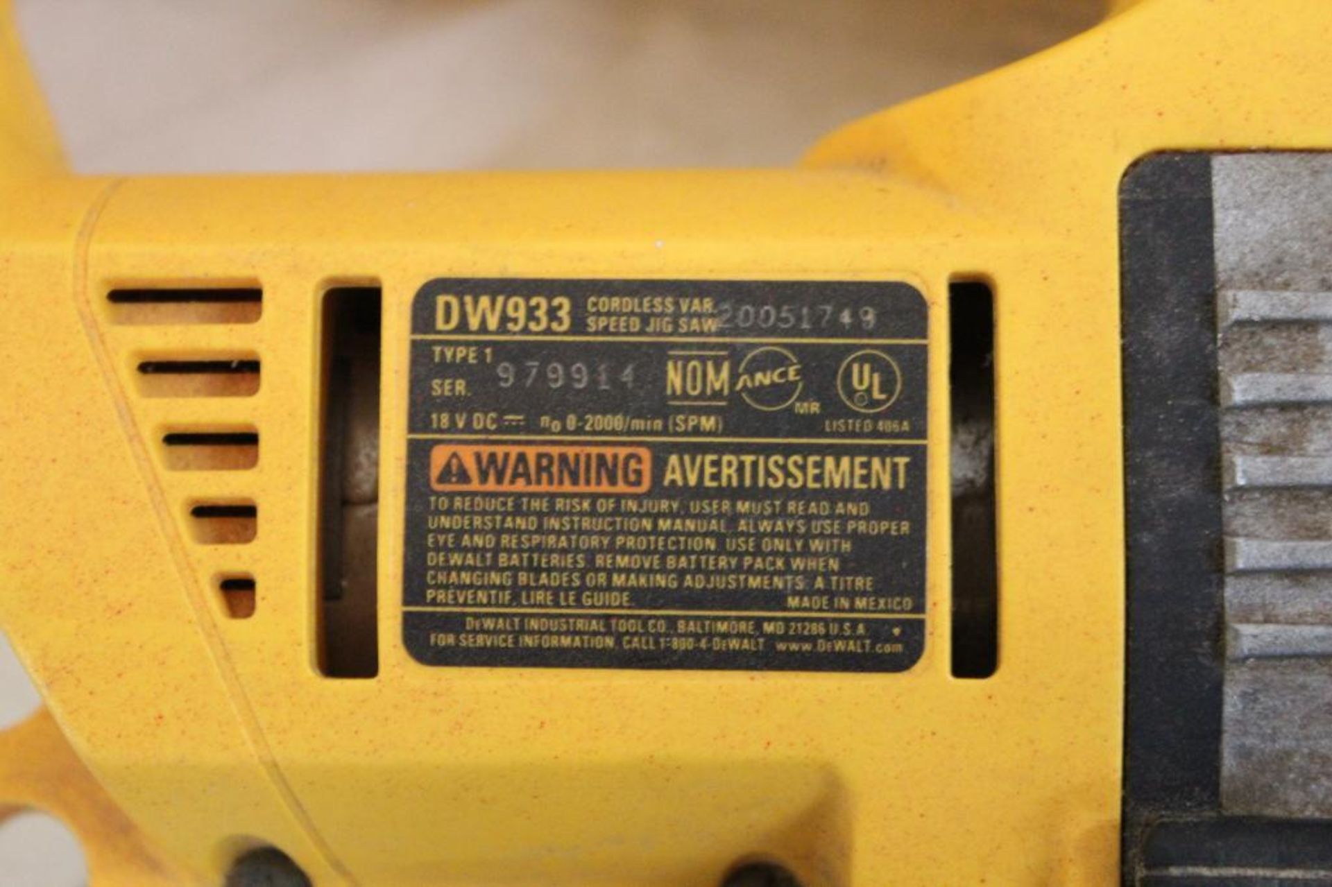 DeWalt 18v cordless tools - Image 14 of 18