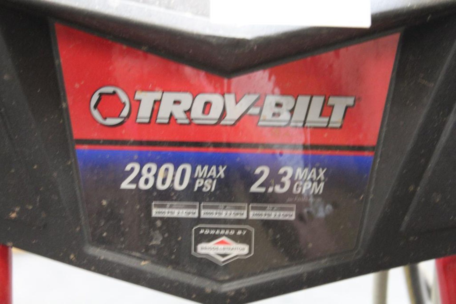 Troy Built Professional Series 2800 PSI pressure washer - Image 4 of 5