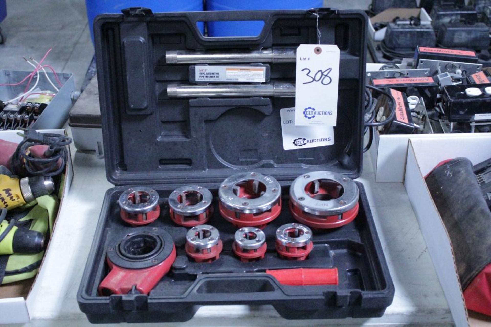 3/8" - 2" pipe threading kit