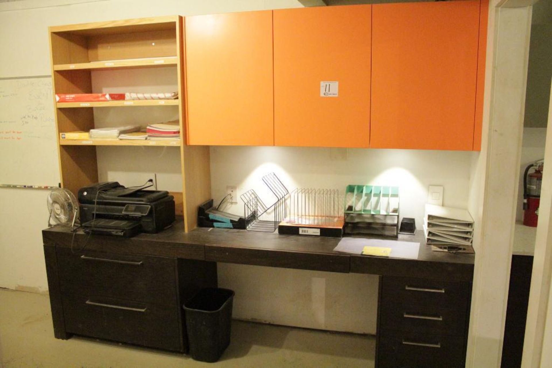 Contents of office, cabinets, printer , monitor - Image 3 of 6