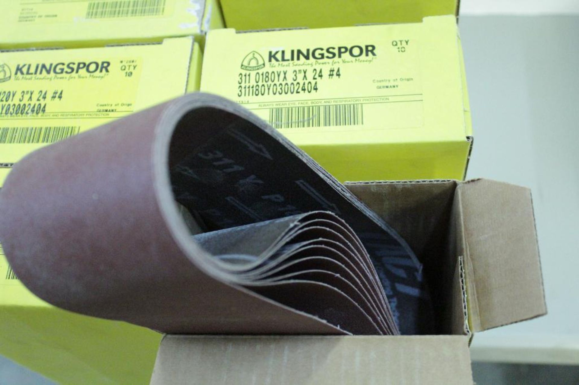 Klingspor 3" x 24" sanding belts - Image 3 of 3