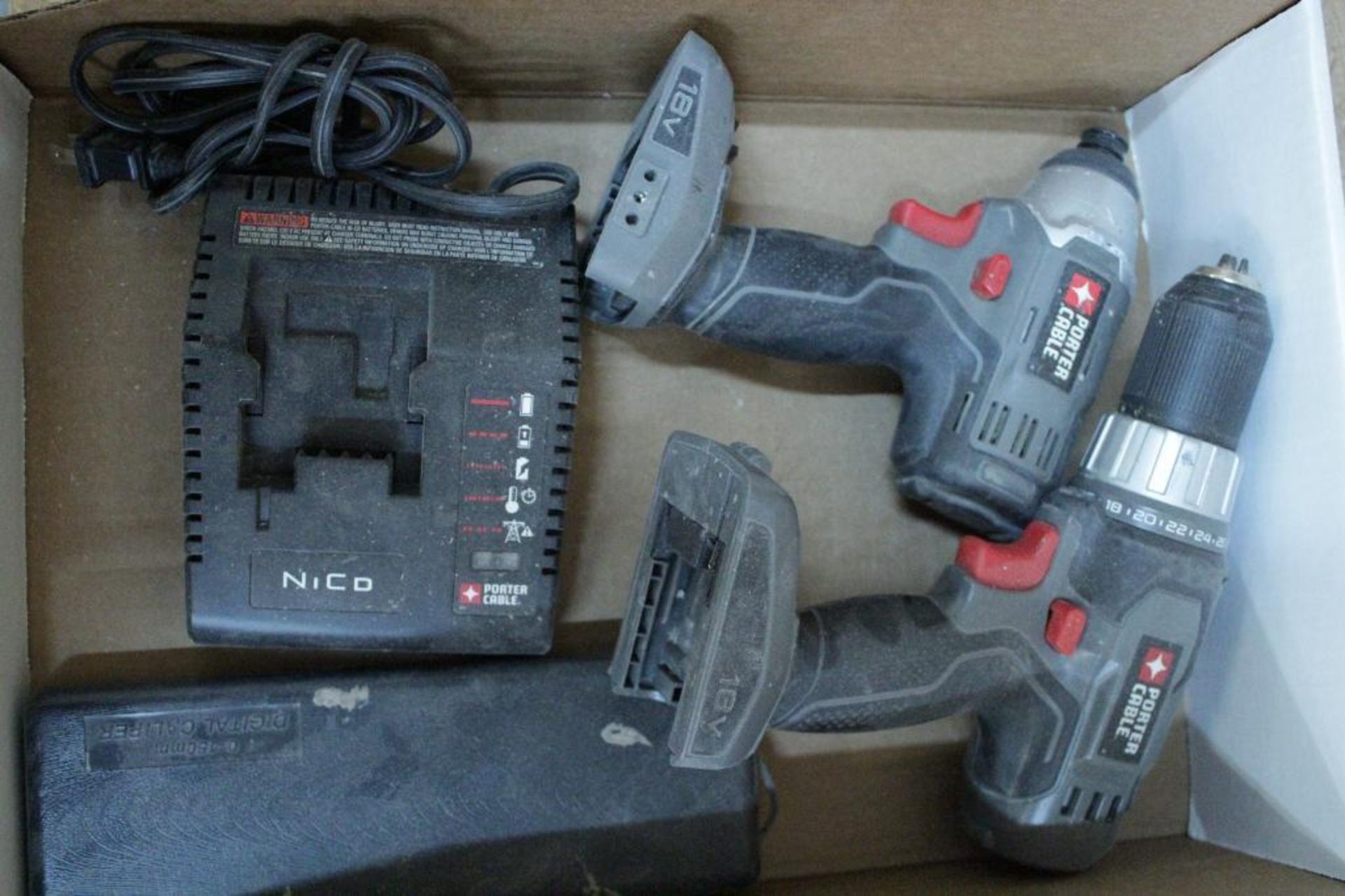 Porter Cable Cordless tools w/ charger - Image 2 of 2