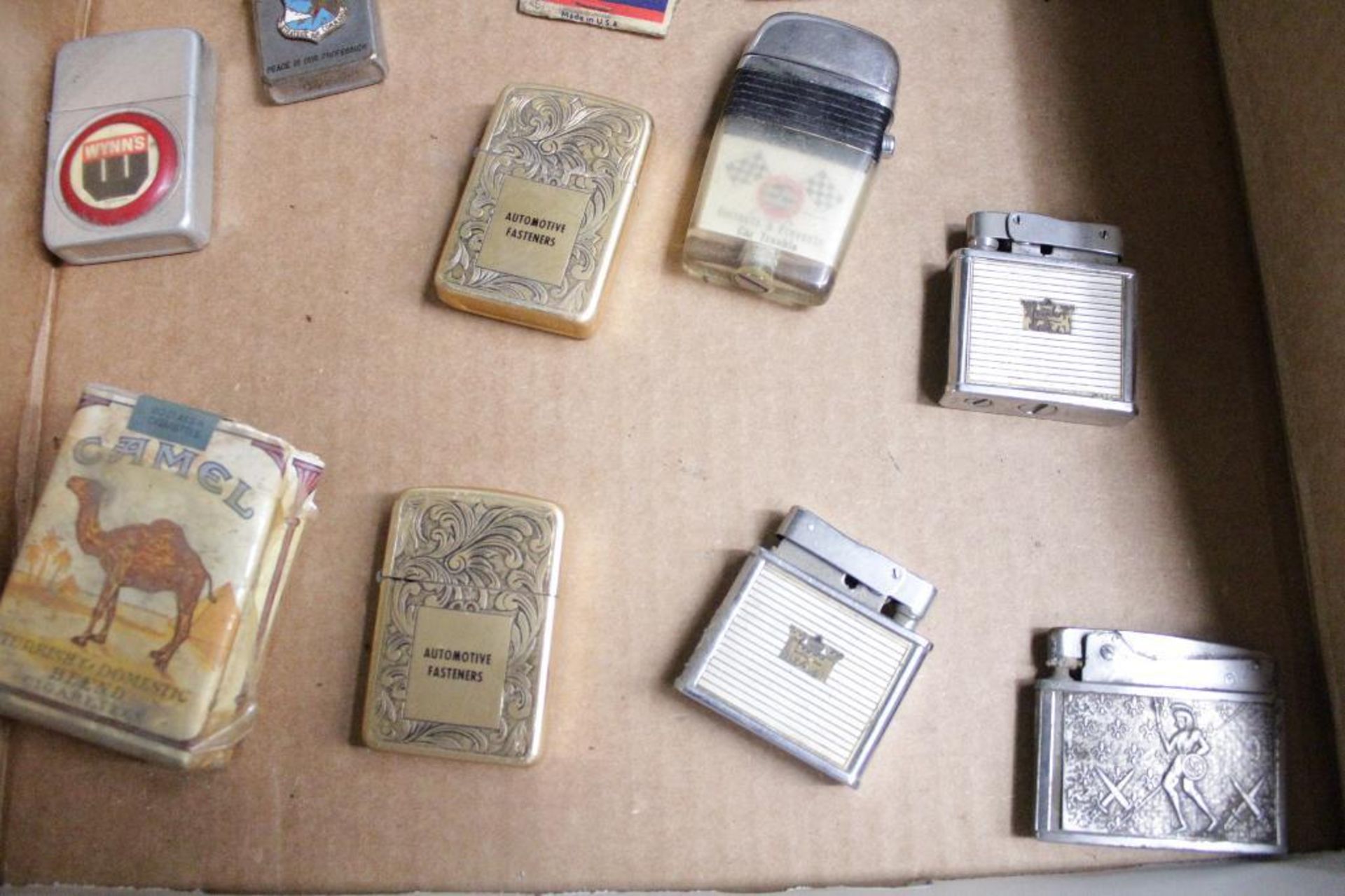 Vintage lighter & belt buckle collection - Image 2 of 3