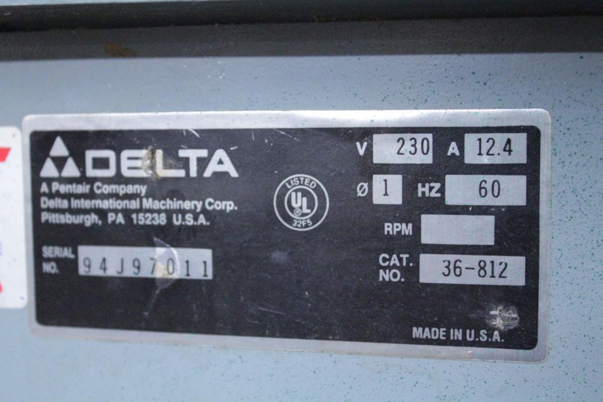 Delta 10" unisaw No. 36-812 w/ 52" Unifence, 1ph - Image 4 of 4