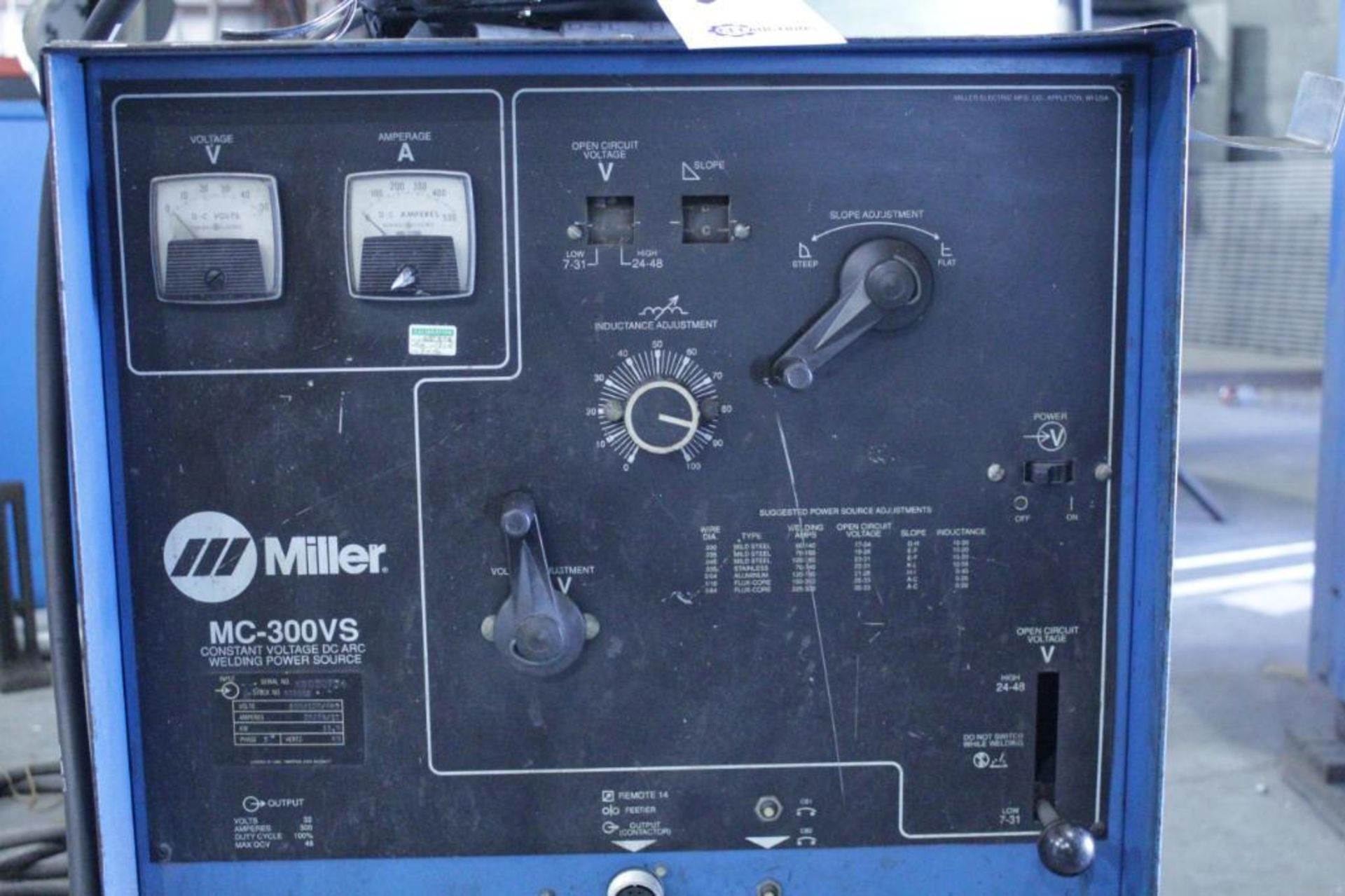 Miller MC300VS Constant Potential DC Arc Welder - Image 4 of 5