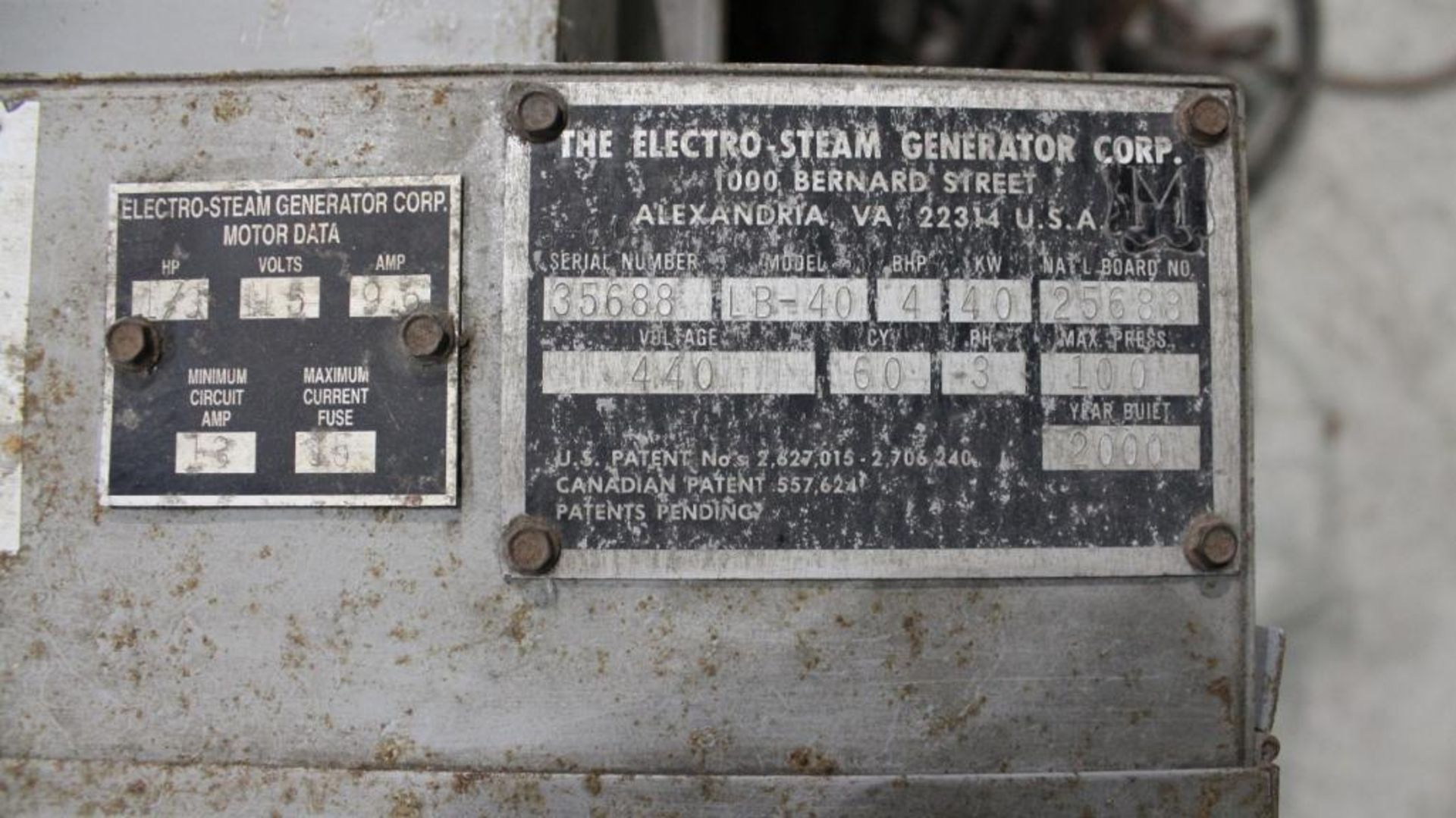 Electro steam generator corp LB-40 - Image 3 of 4