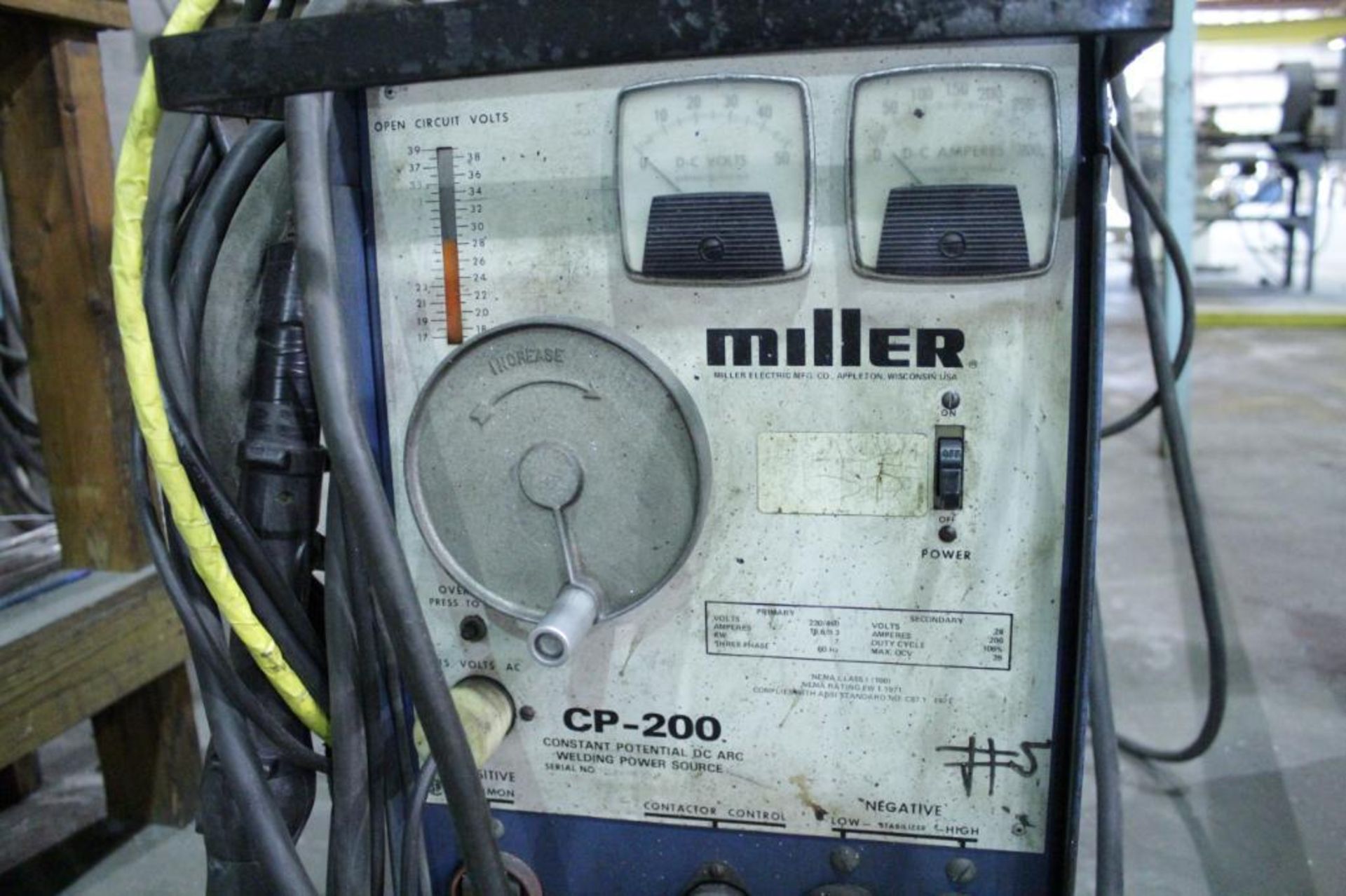 Miller CP-200 w/ Cobramatic 150-006 Push Pull feeder - Image 3 of 4