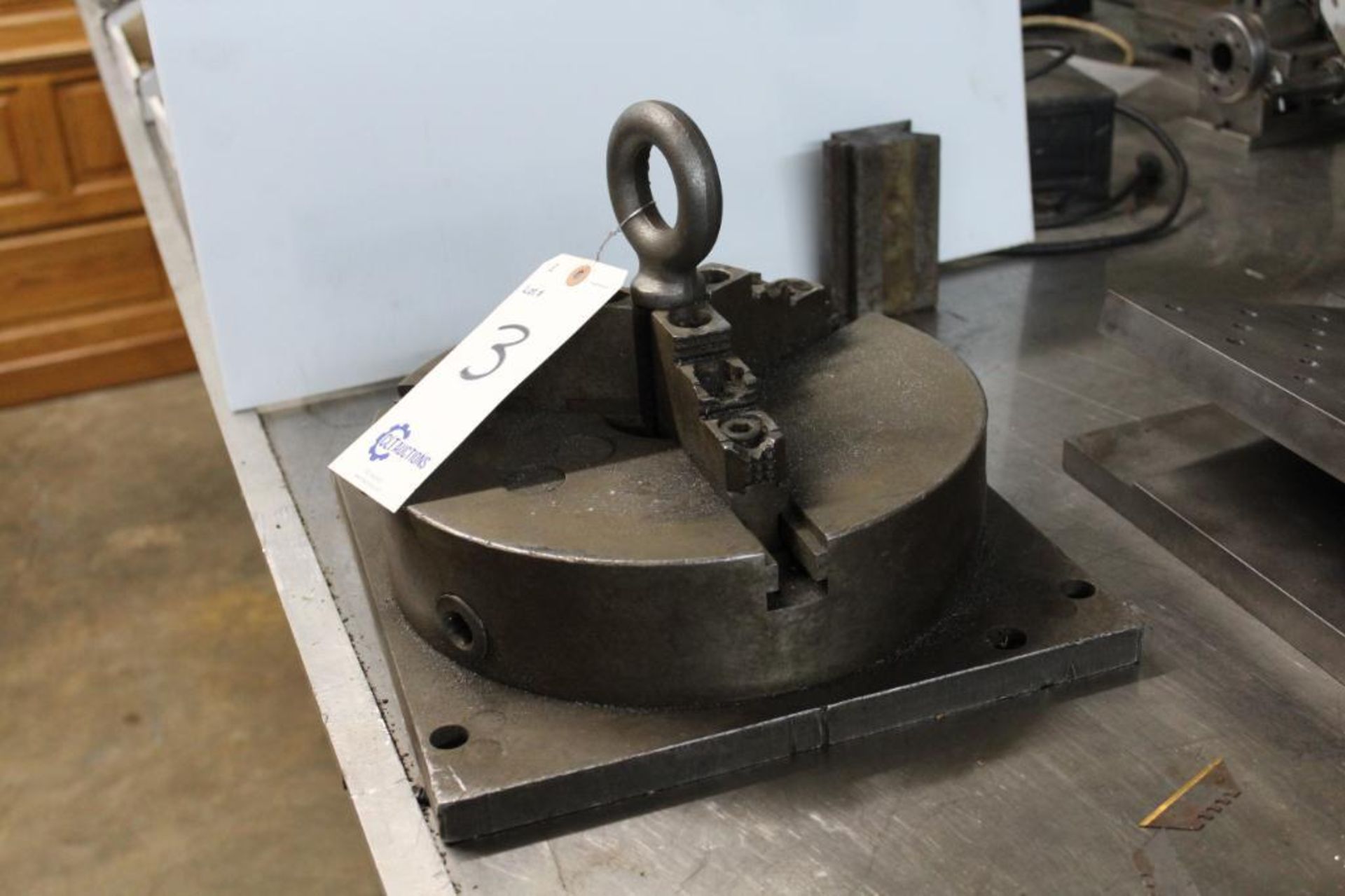 12" 3 jaw chuck fixture